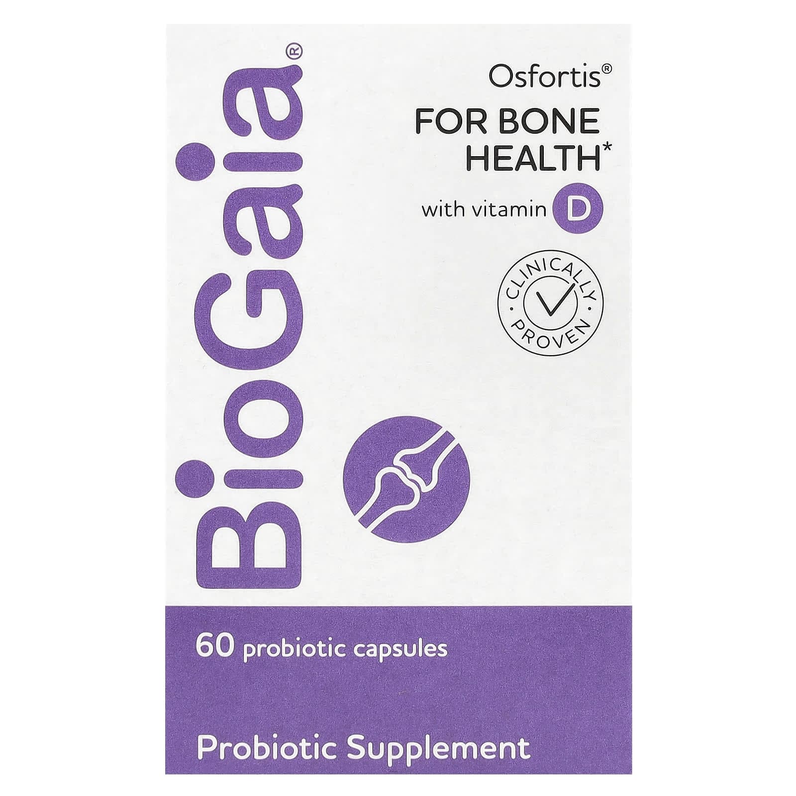 BioGaia Osfortis with Vitamin D, 60 Probiotic Capsules de BioGaia