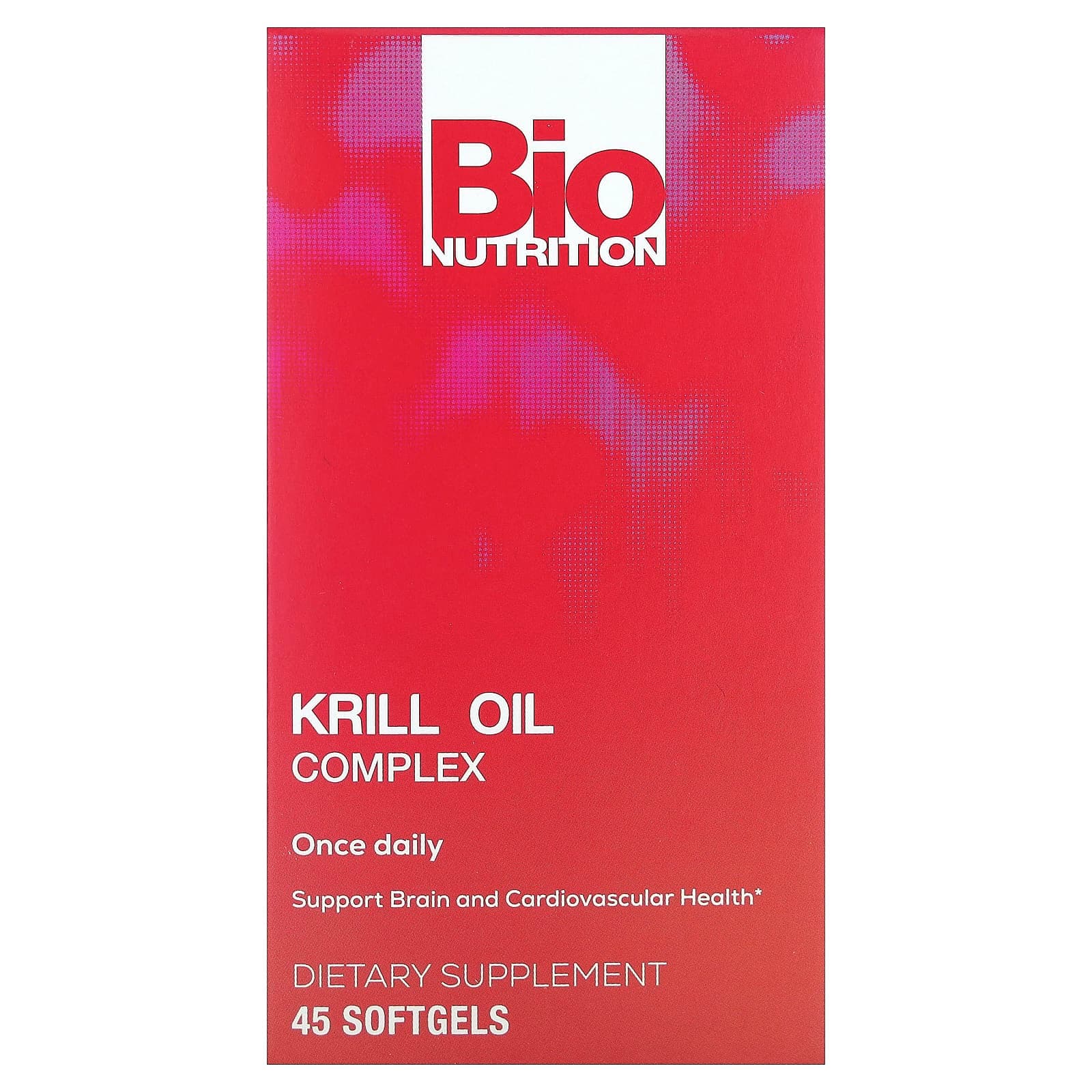 Bio Nutrition Krill Oil Complex – 45 capsules molles de Bio Nutrition