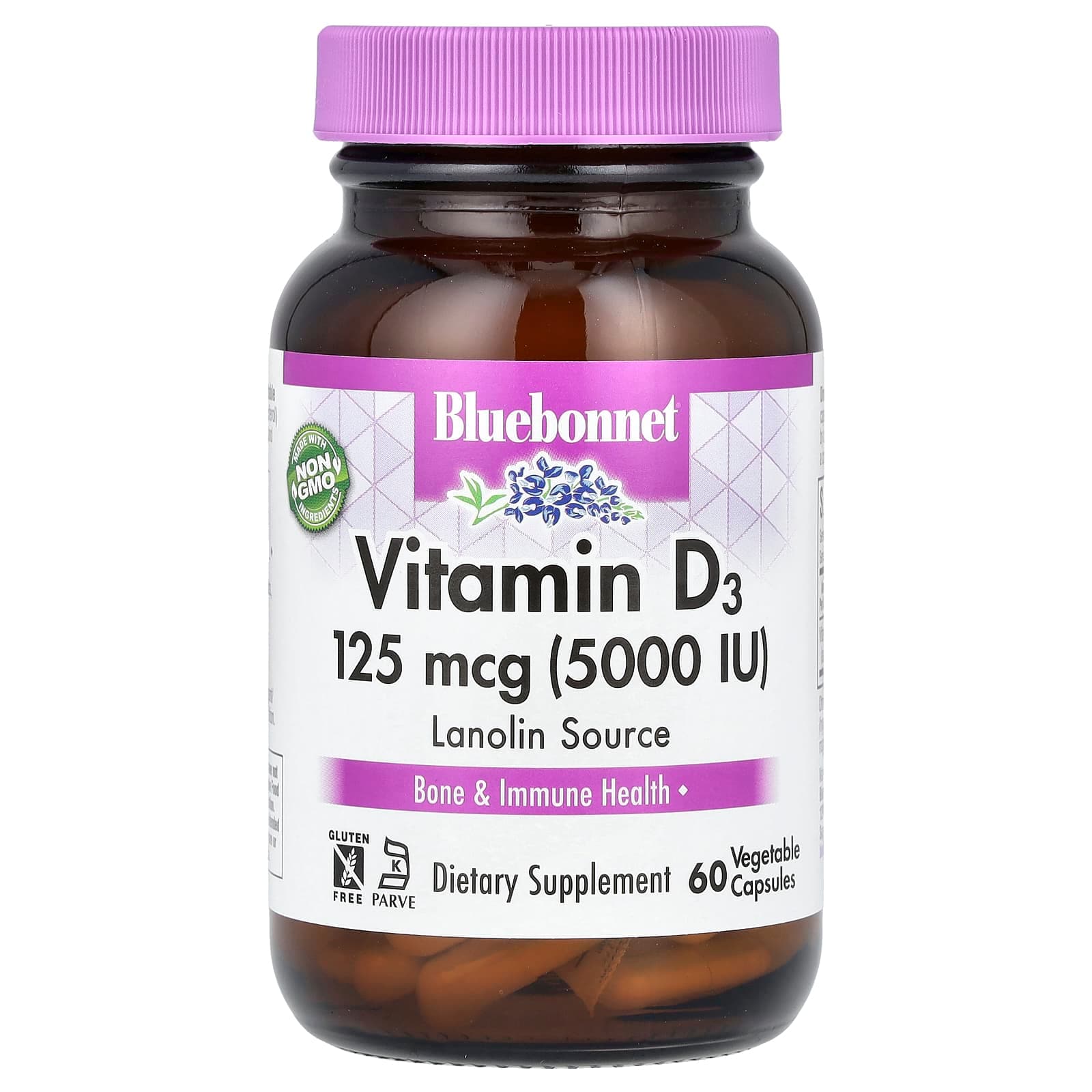 Bluebonnet Nutrition Vitamin D3 – 125 µg de Bluebonnet Nutrition