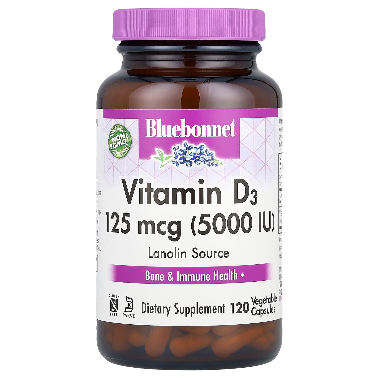 Bluebonnet Nutrition Vitamin D3 – 125 µg de Bluebonnet Nutrition