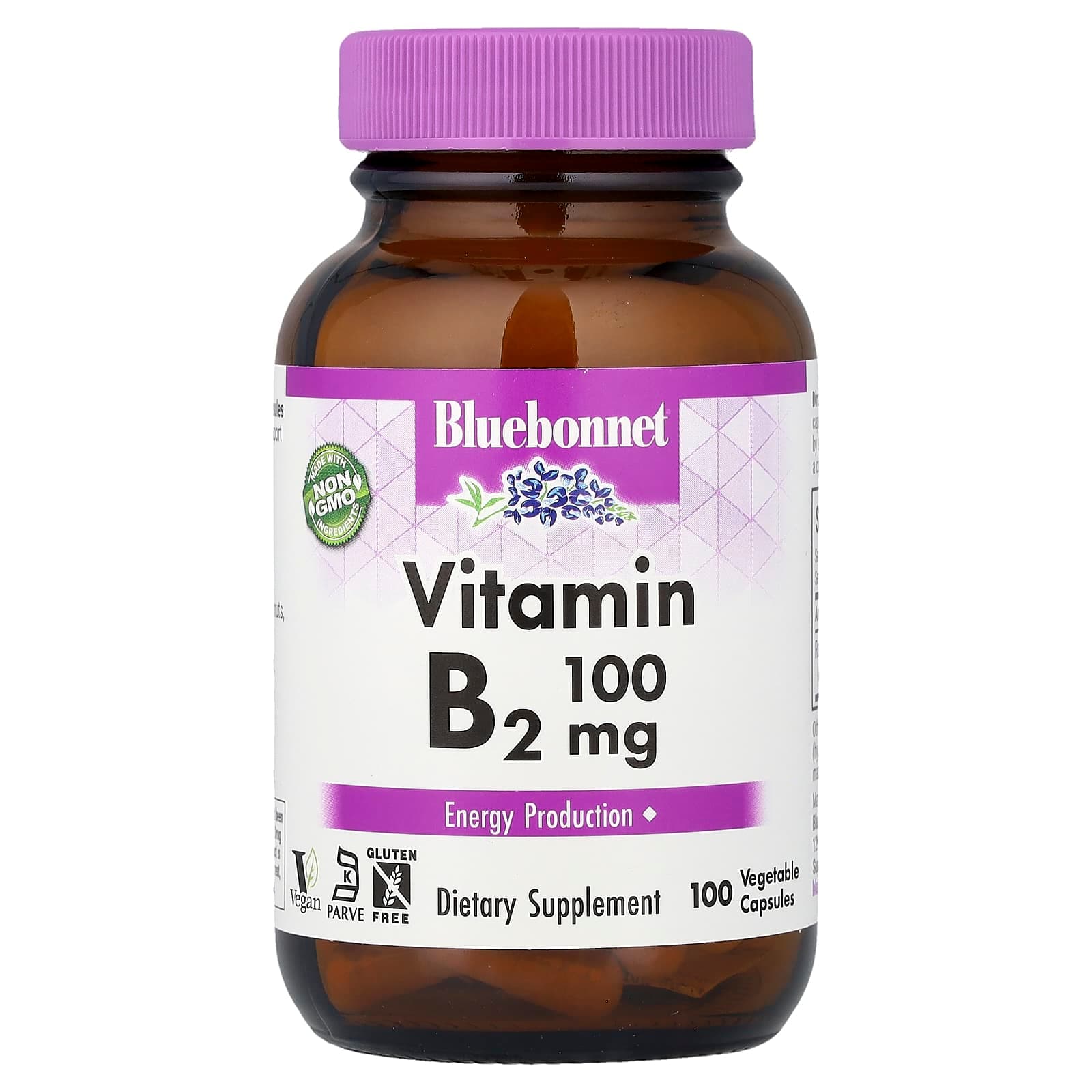 Bluebonnet Nutrition Vitamin B2 – 100 mg de Bluebonnet Nutrition