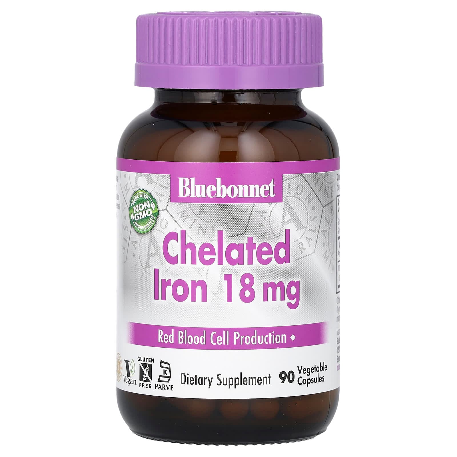 Bluebonnet Nutrition Chelated Iron – 18 mg de Bluebonnet Nutrition