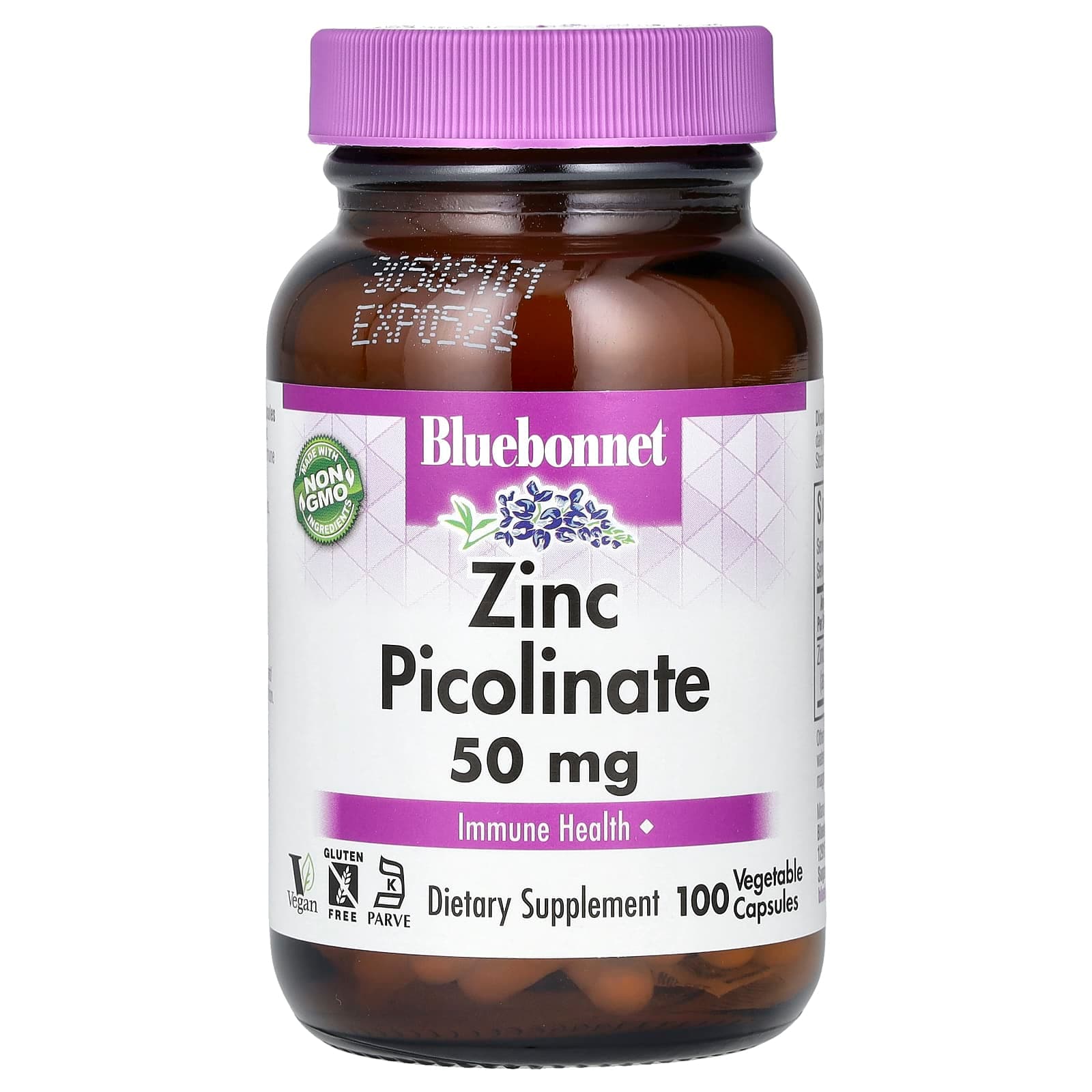 Bluebonnet Nutrition Zinc Picolinate – 50 mg de Bluebonnet Nutrition