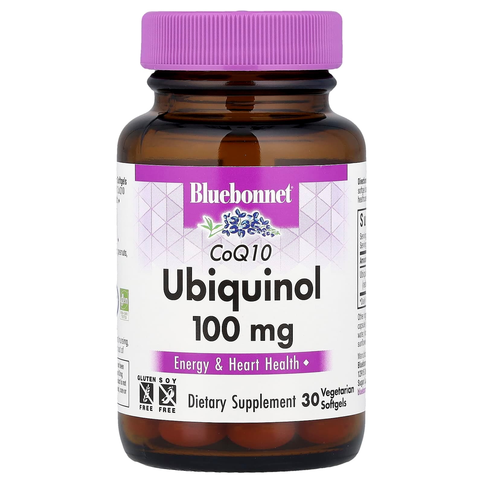 Bluebonnet Nutrition CoQ10 Ubiquinol – 100 mg de Bluebonnet Nutrition