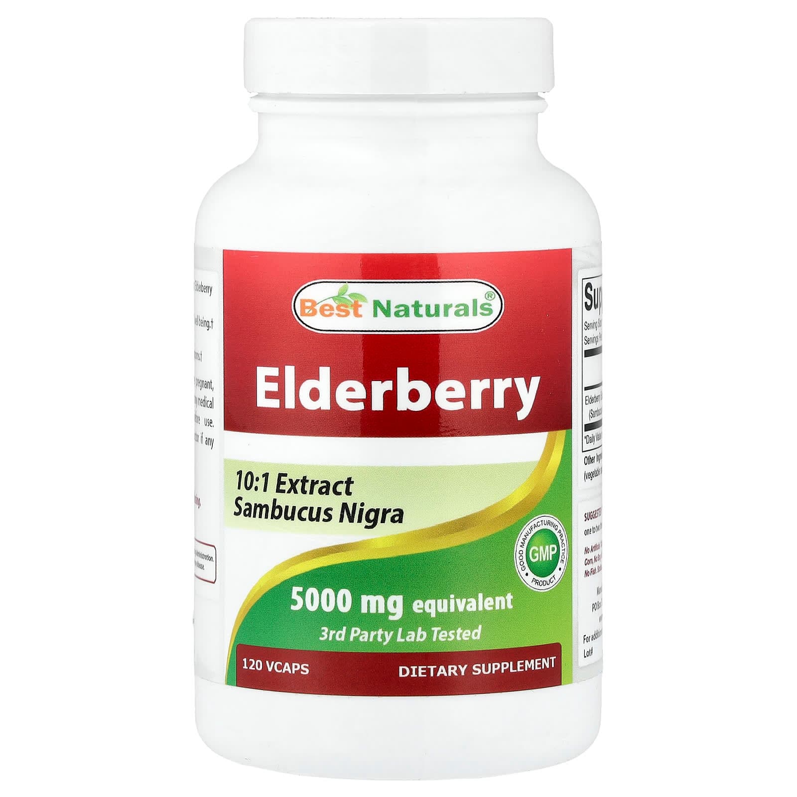 Best Naturals Elderberry – Elderberry – 5000 mg de Best Naturals