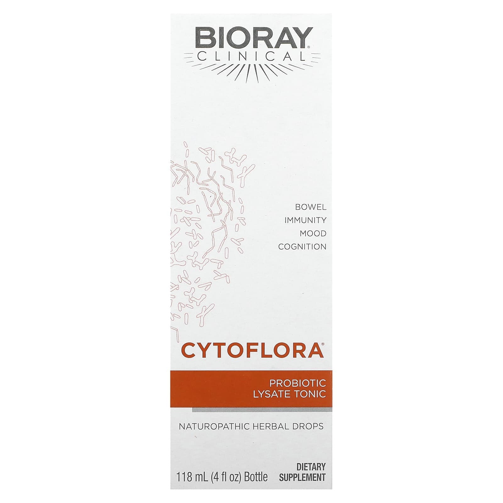 Bioray CytoFlora, Probiotic Lysate Tonic – 118 ml de Bioray