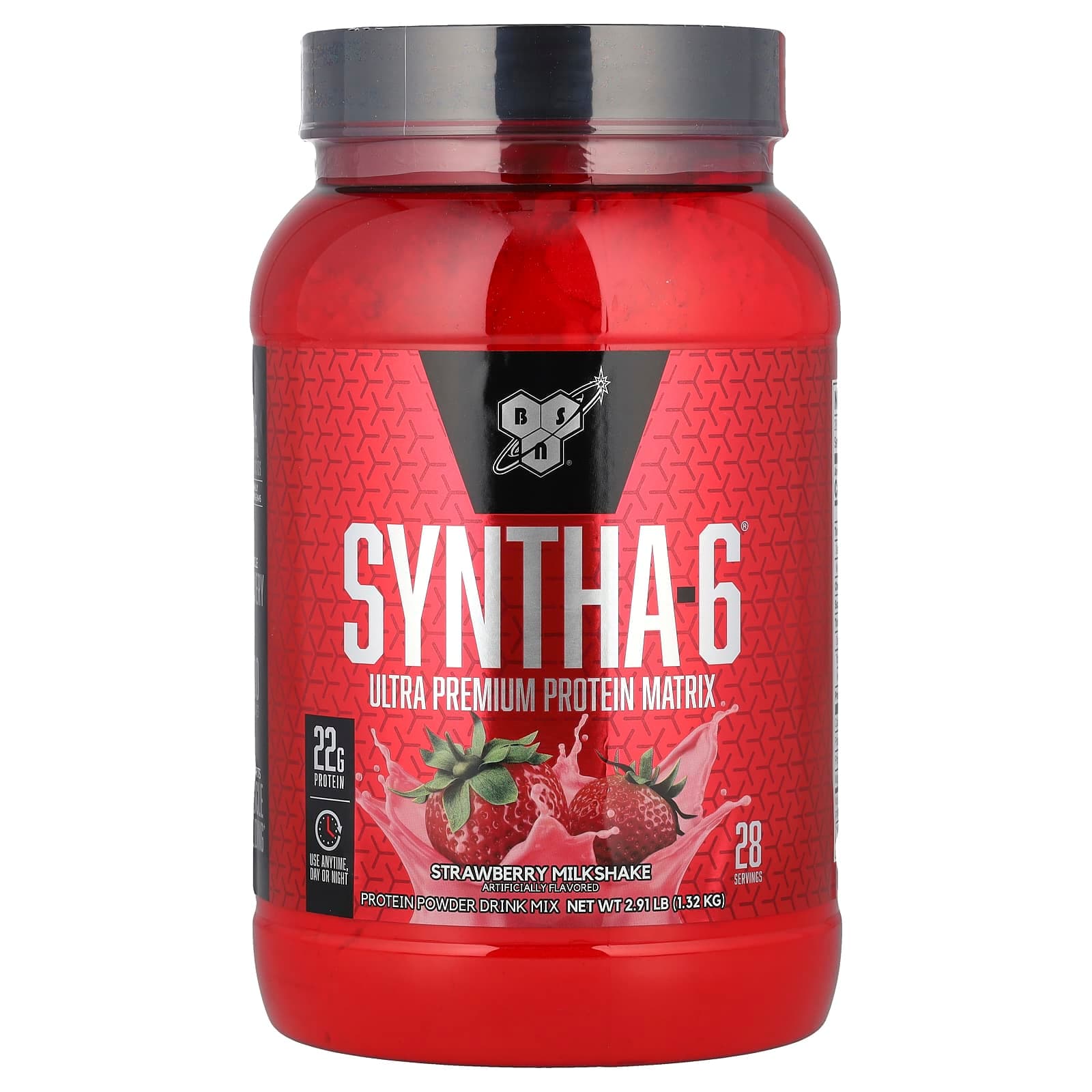 BSN Syntha-6, Ultra Premium Protein Matrix – Strawberry Milkshake – 1,32 kg de BSN