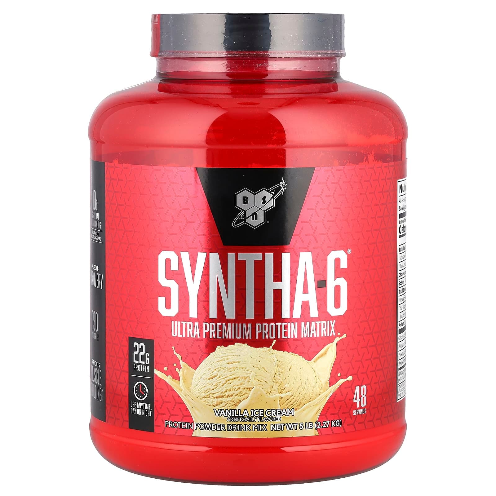 BSN Syntha-6, Ultra Premium Protein Matrix – Vanilla Ice Cream – 2,27 kg de BSN
