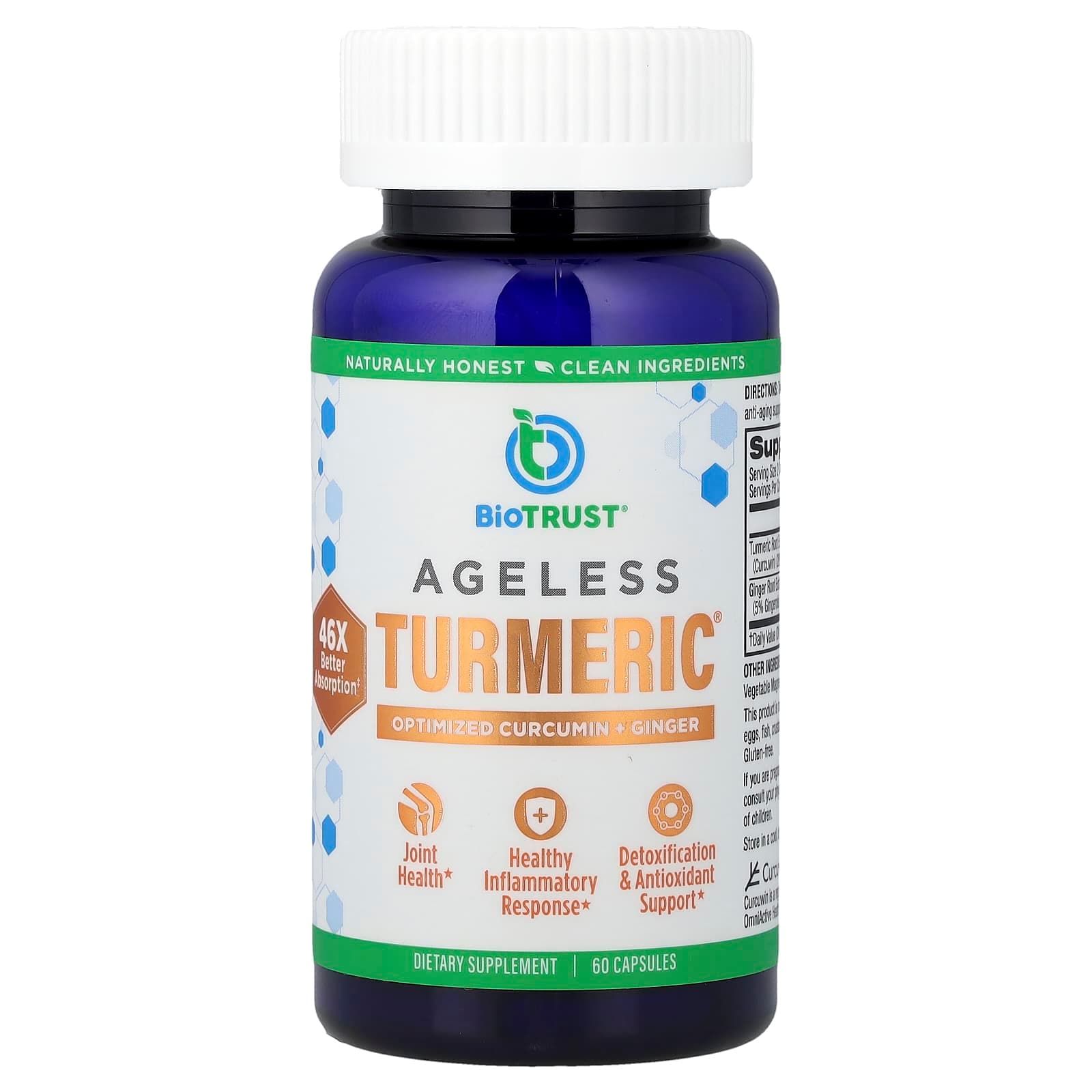 BioTRUST Ageless Turmeric – 60 gélules de BioTRUST