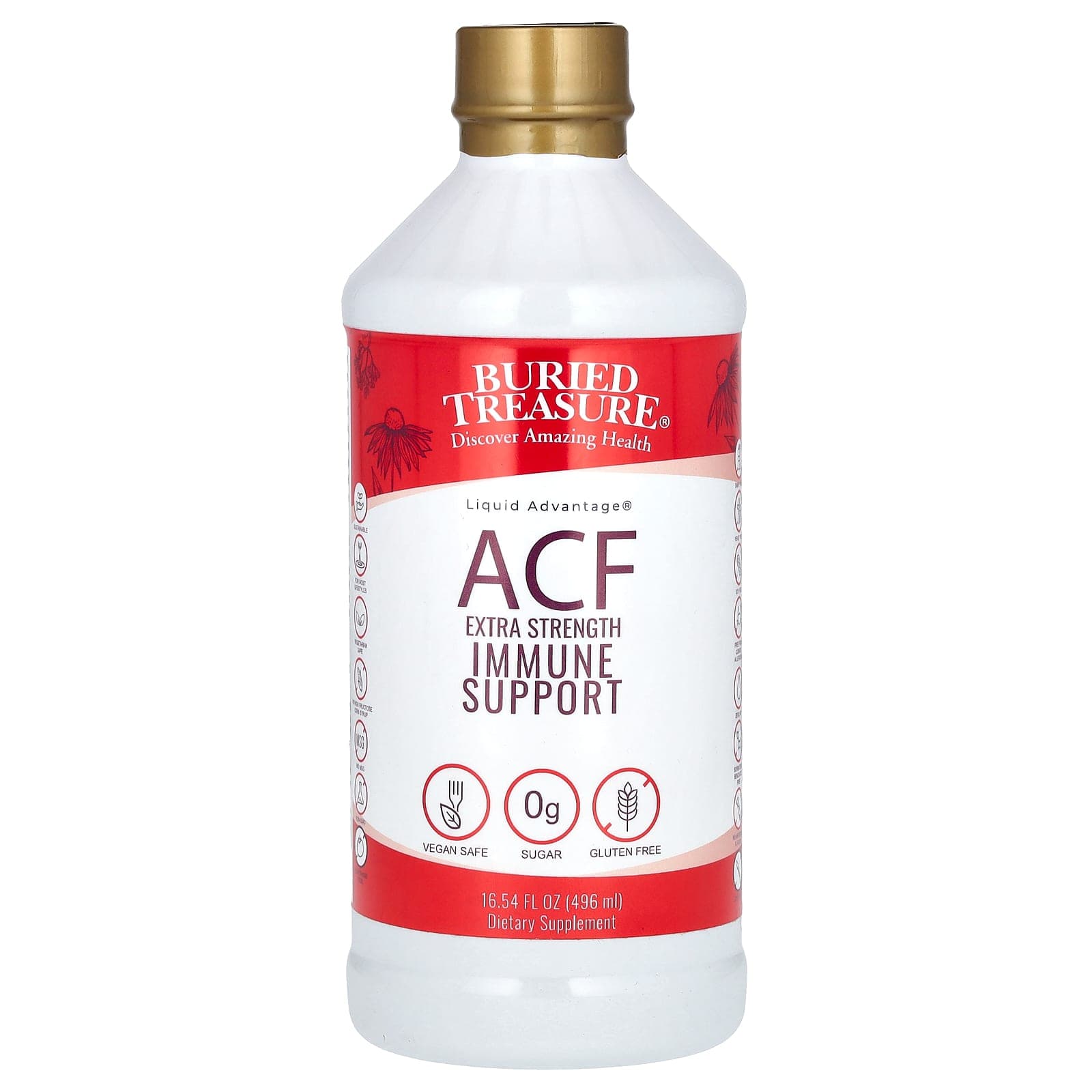 Buried Treasure Liquid Advantage, ACF Immune Support – 496 ml de Buried Treasure