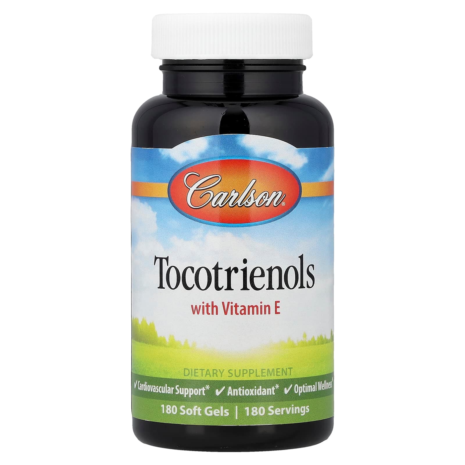 Carlson Tocotrienols with Vitamin E – 180 capsules molles de Carlson
