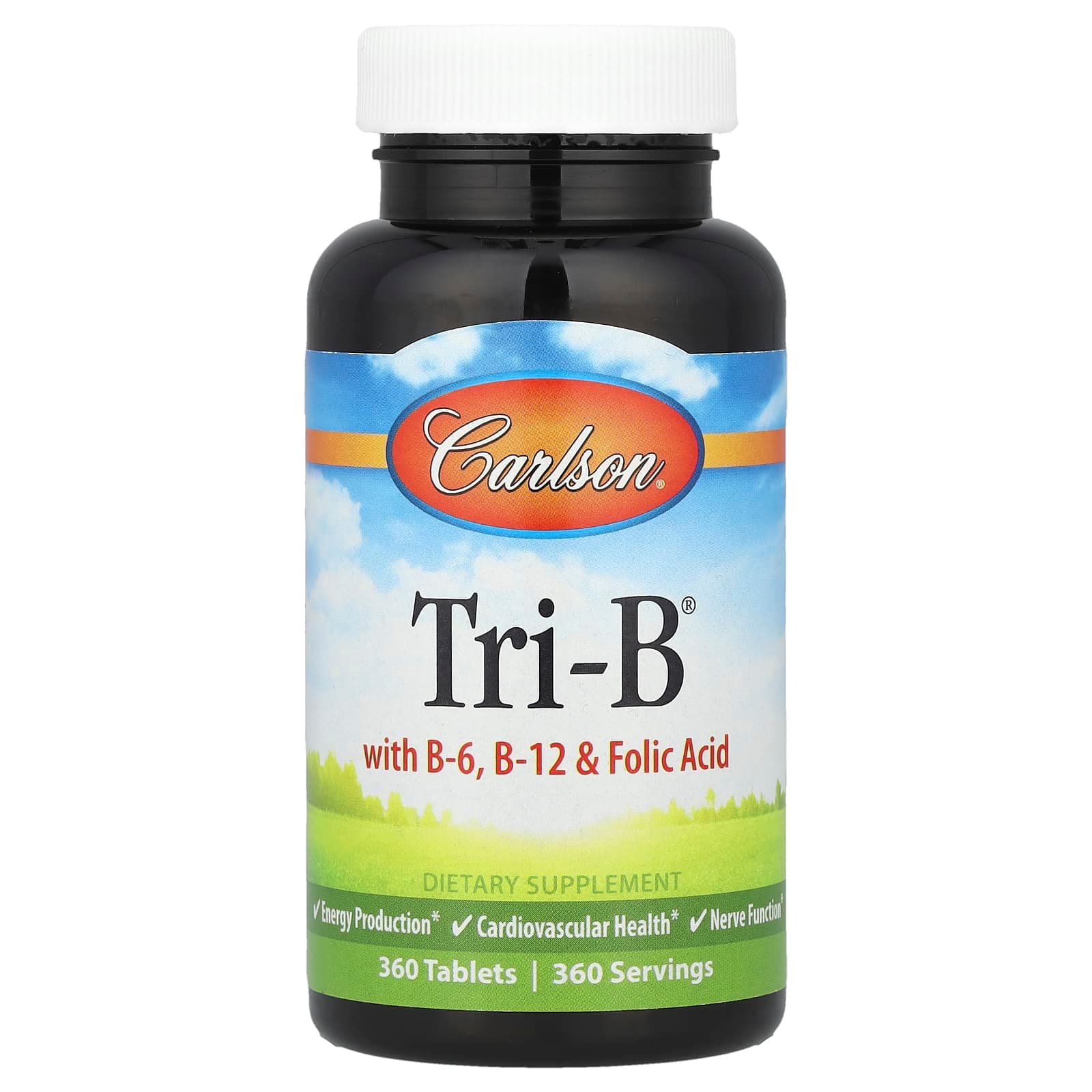 Carlson Tri-B with B-6 – 360 comprimés de Carlson