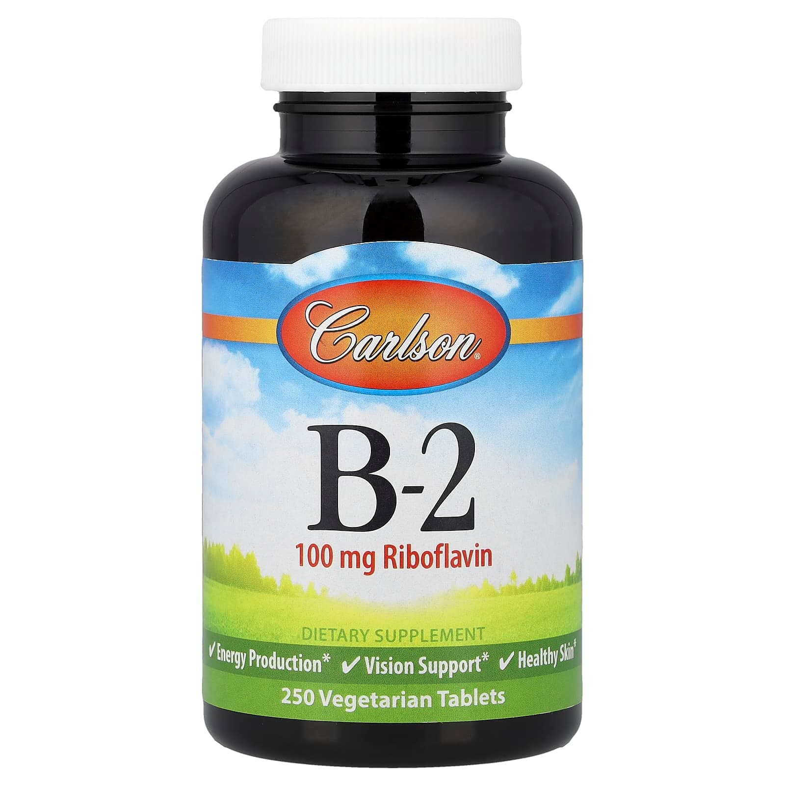 Carlson Vitamin B-2, 250 Vegetarian Tablets de Carlson
