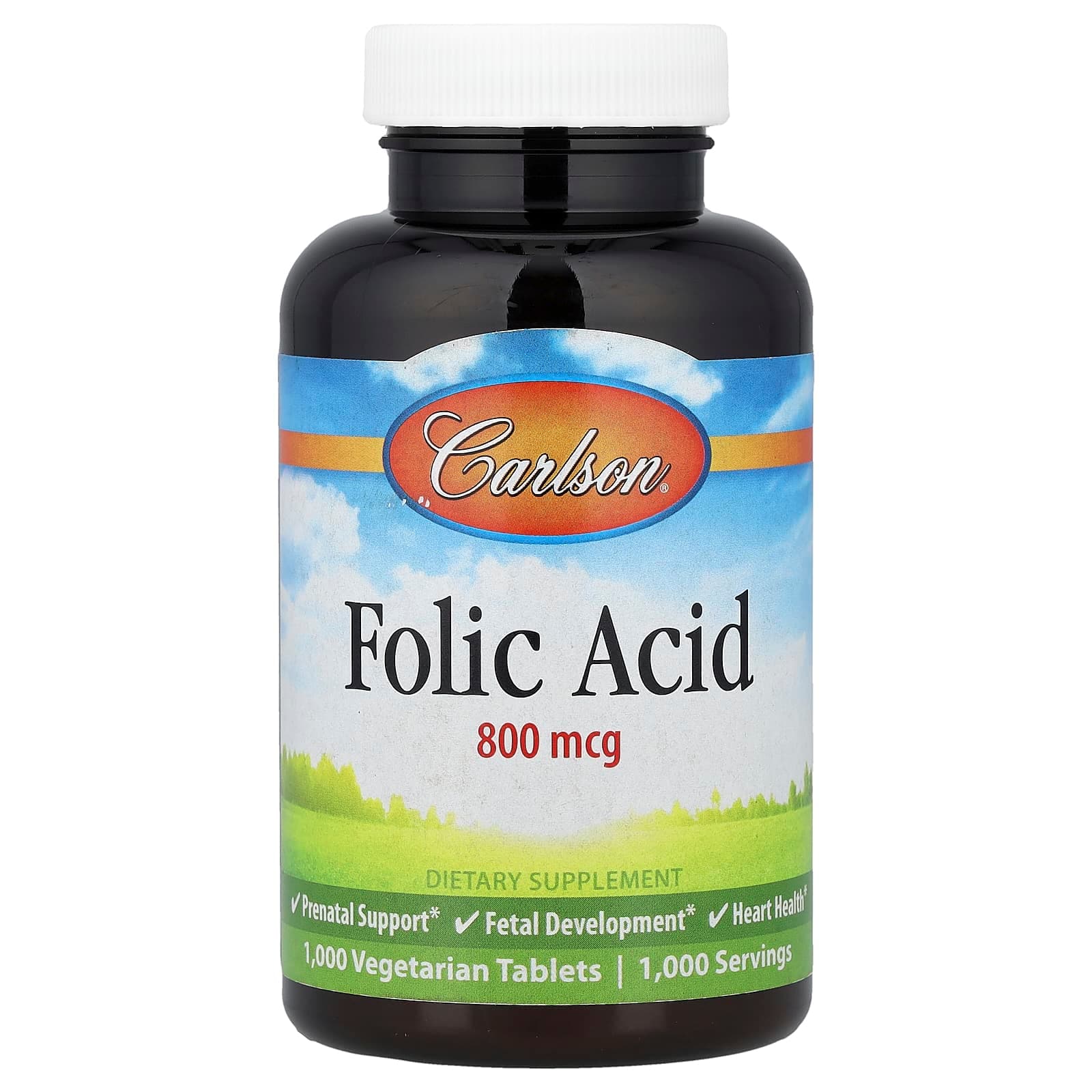 Carlson Folic Acid – 800 µg de Carlson
