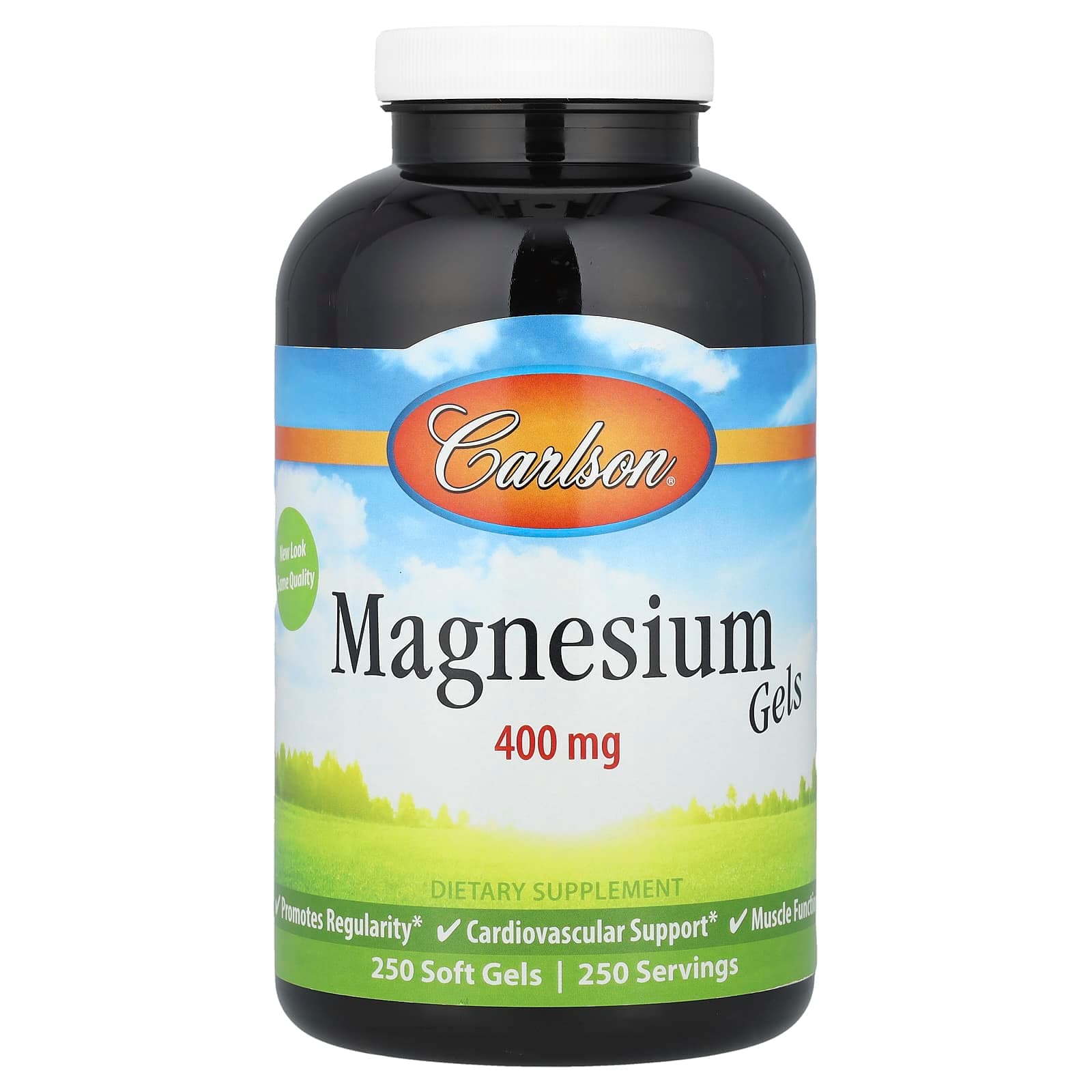 Carlson Magnesium Gels – 250 capsules molles de Carlson