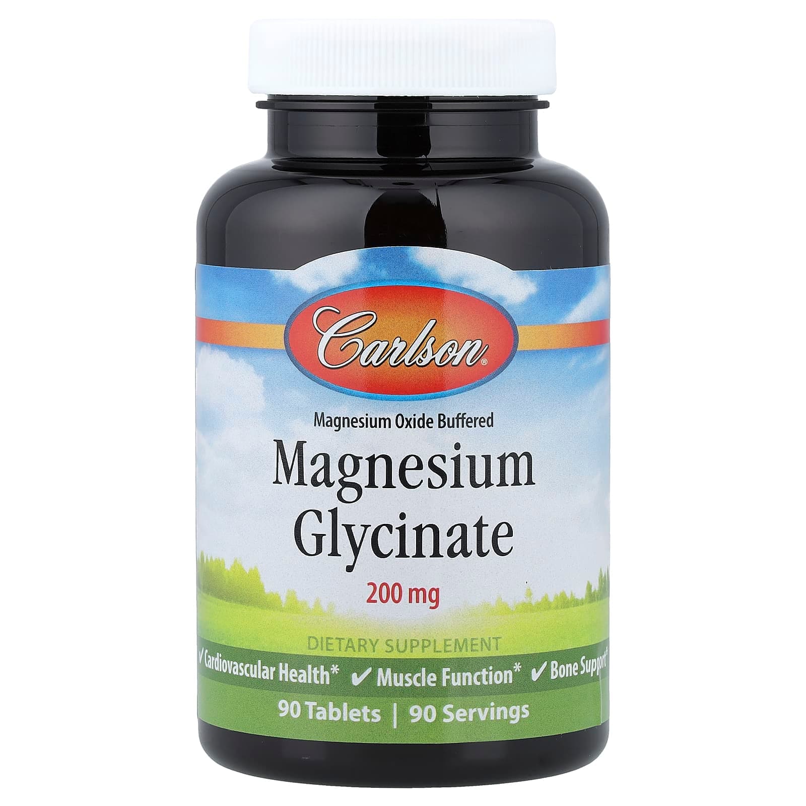 Carlson Magnesium Glycinate – 90 comprimés de Carlson
