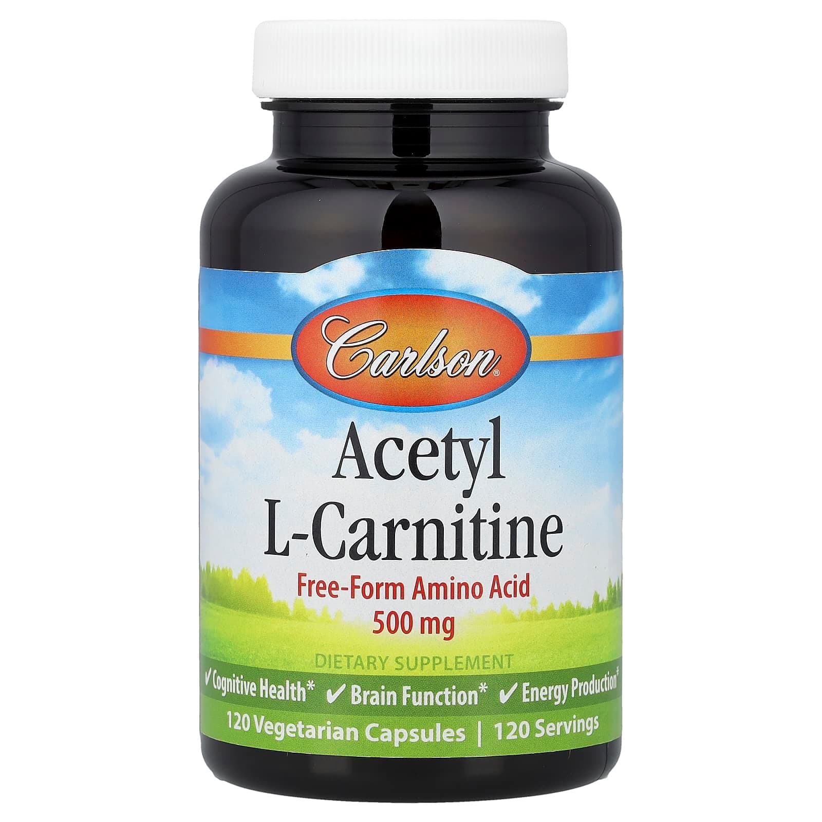 Carlson Acetyl-L-Carnitine – 120 gélules végétales de Carlson