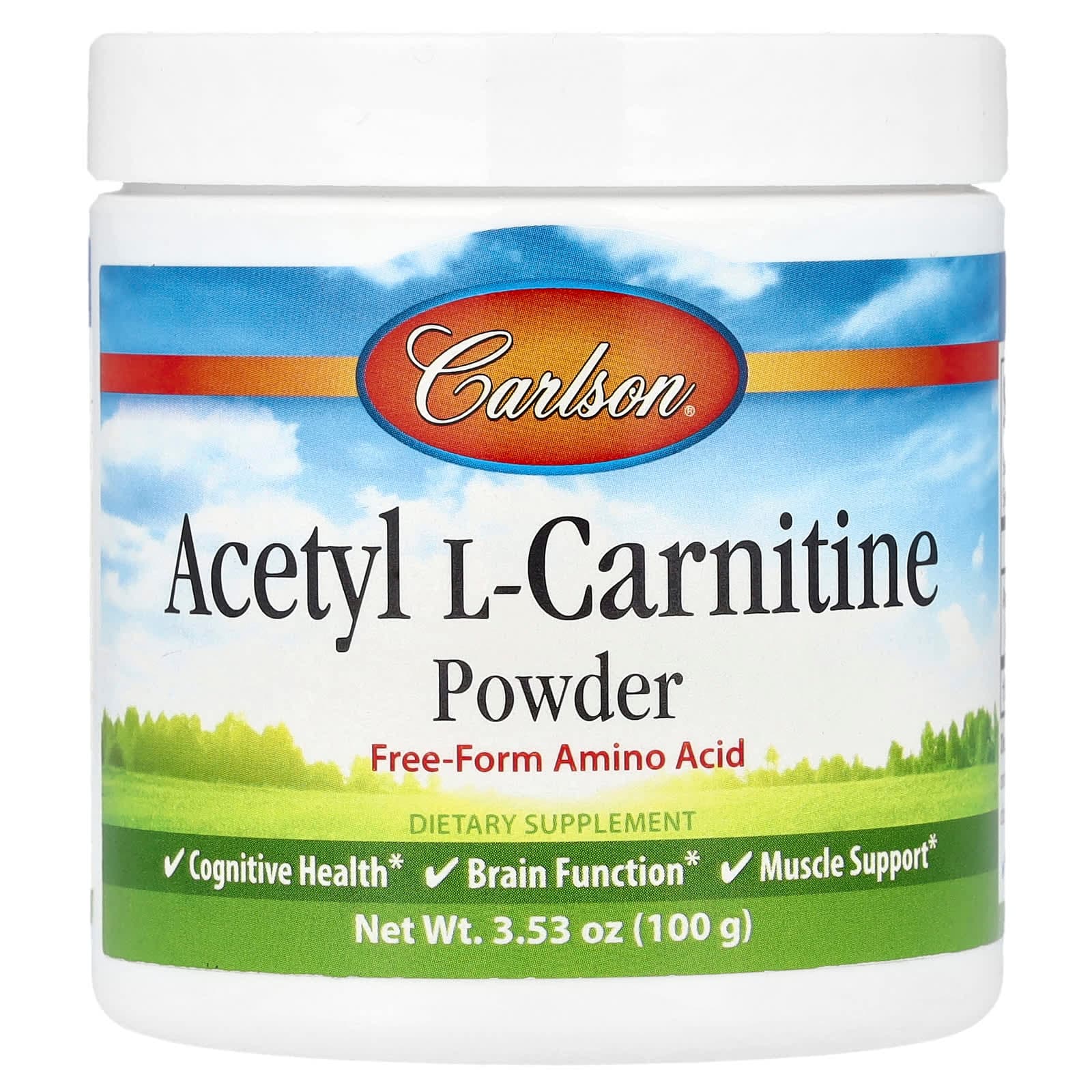 Carlson Acetyl L-Carnitine Powder – 100 g de Carlson