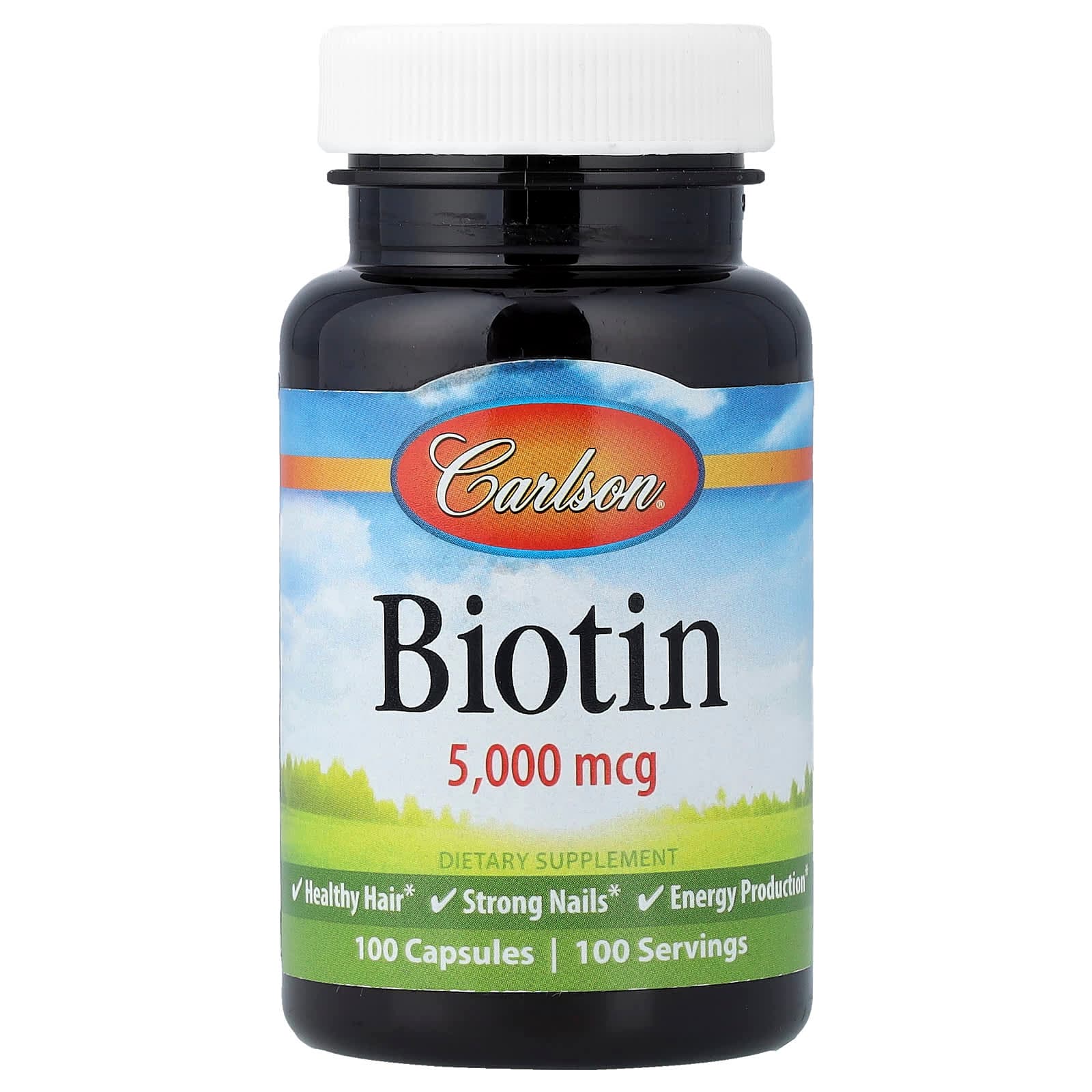 Carlson Biotin – 100 gélules de Carlson