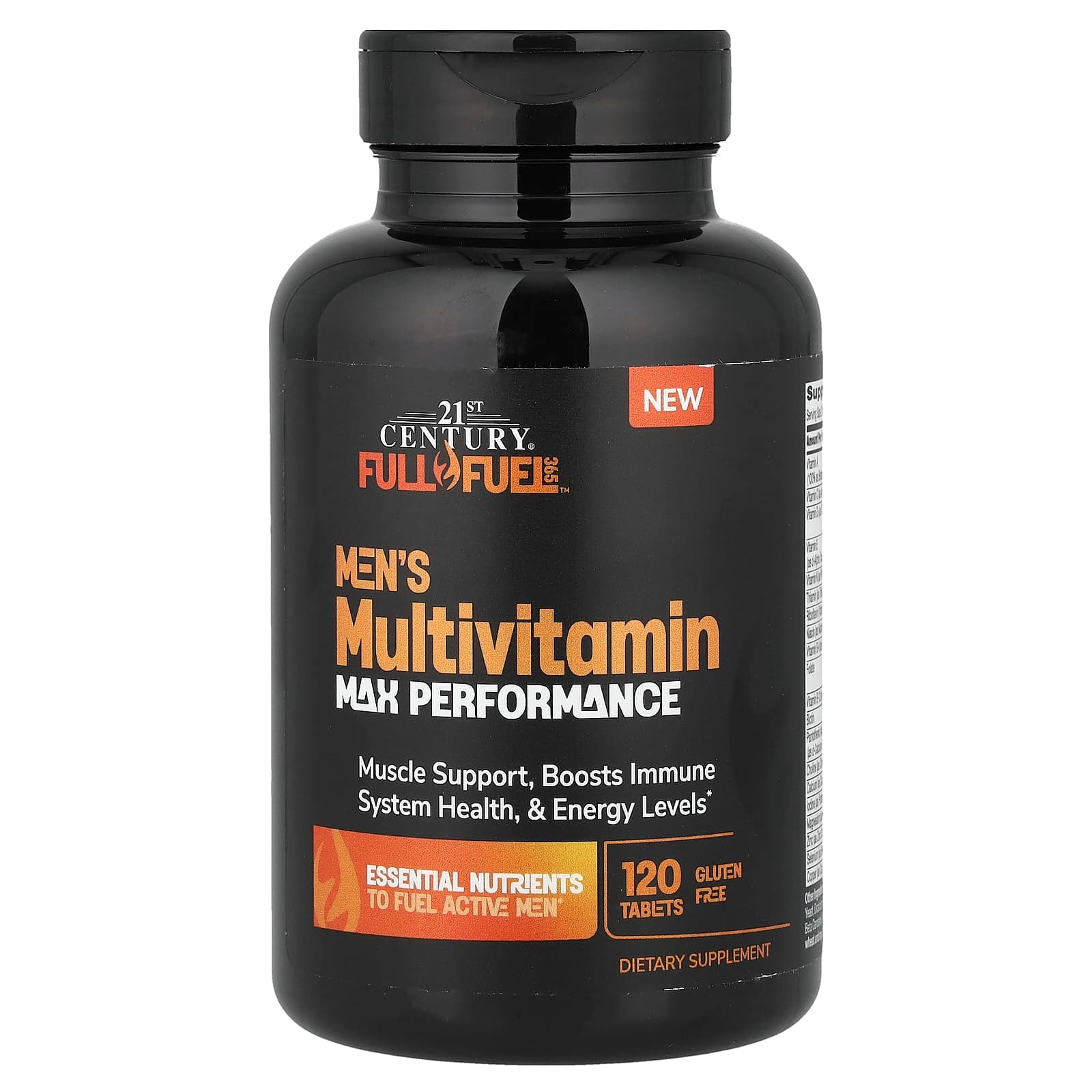 21st Century Full Fuel 365, Men's Multivitamin, Max Performance – 120 comprimés de 21st Century