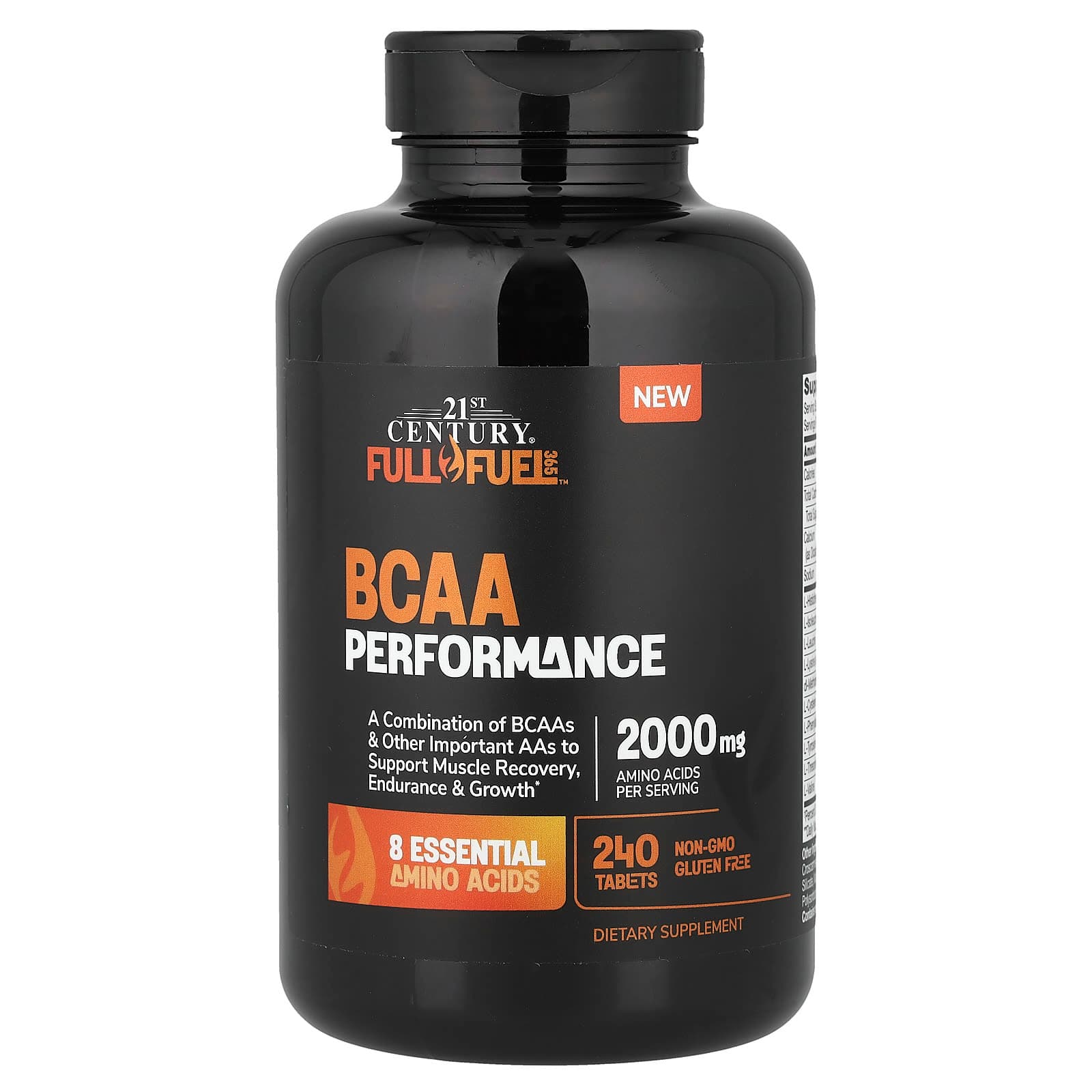 21st Century Full Fuel 365, BCAA Performance – 240 comprimés de 21st Century