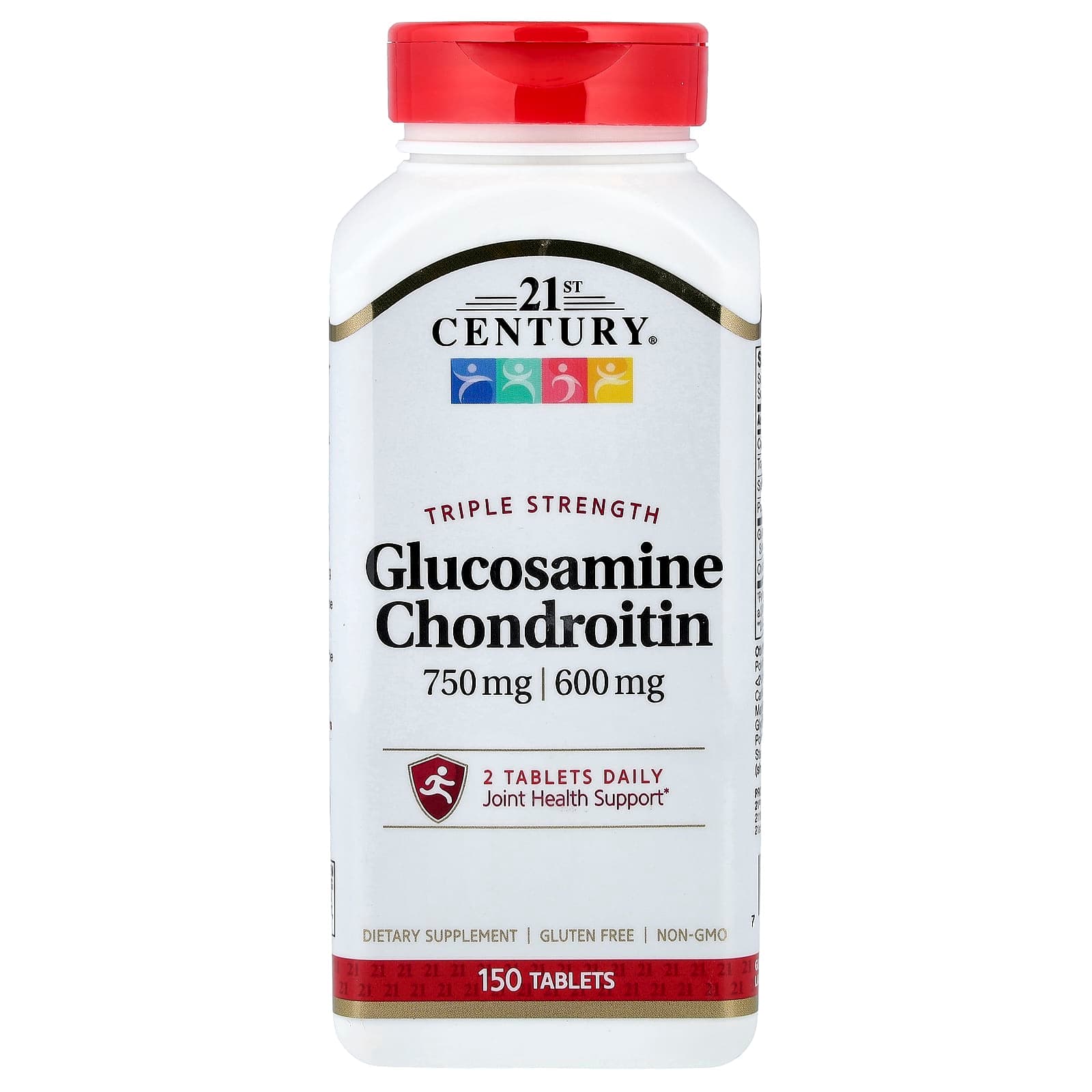 21st Century Glucosamine Chondroitin, Triple Strength – 150 comprimés de 21st Century