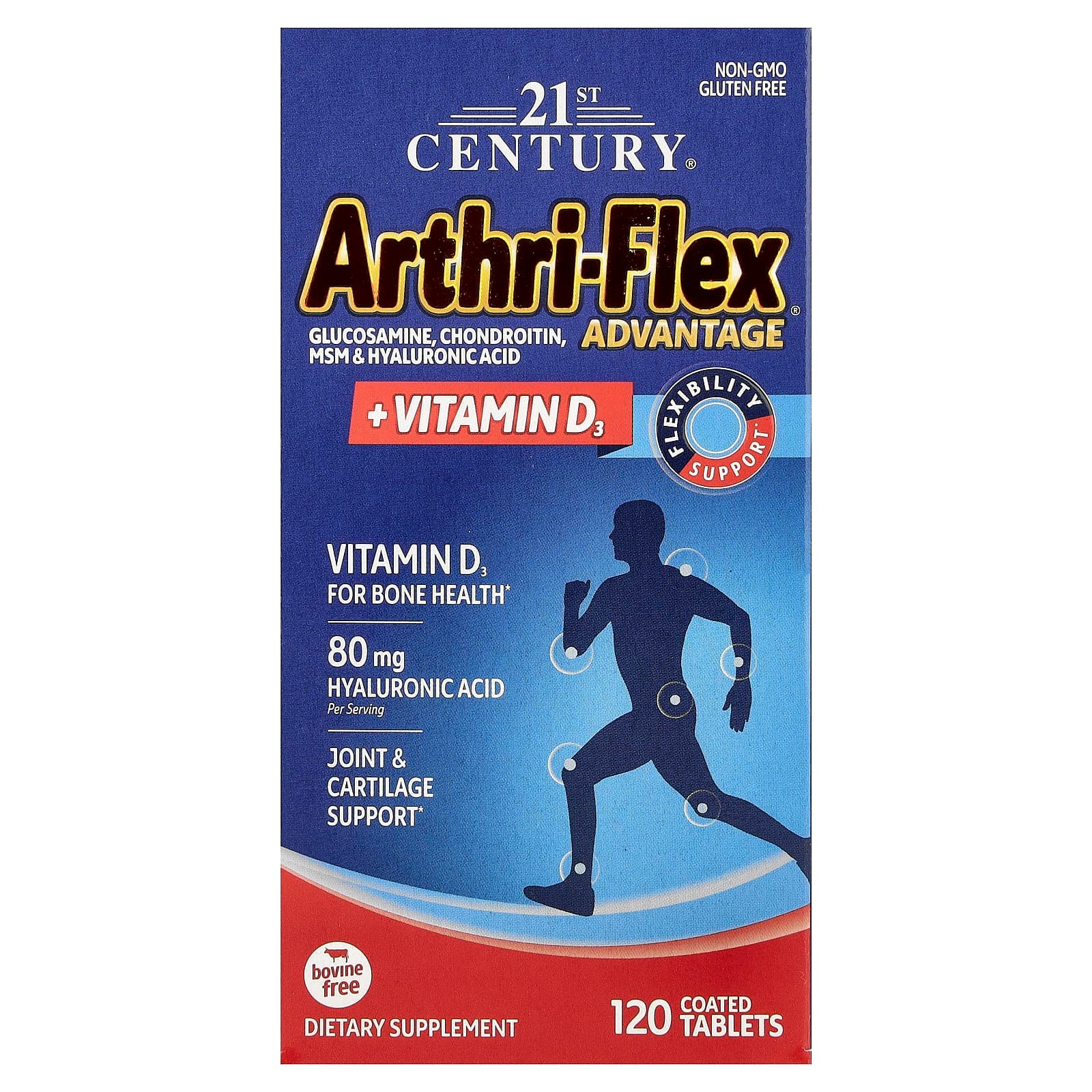 21st Century Arthri-Flex Advantage + Vitamin D3, 120 Coated Tablets de 21st Century