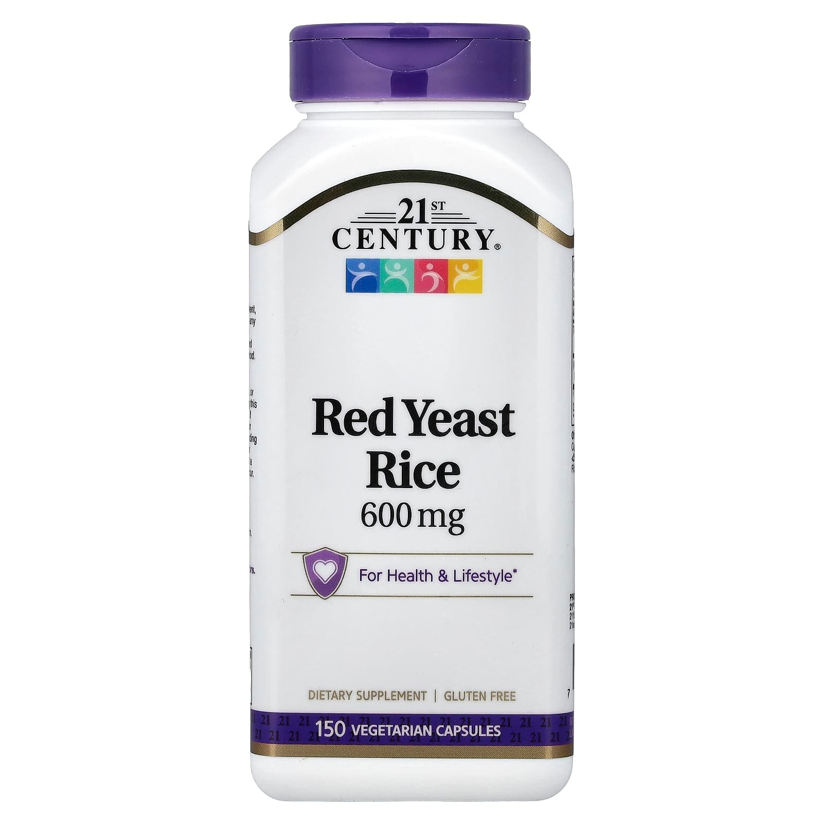 21st Century Red Yeast Rice – 150 gélules végétales de 21st Century