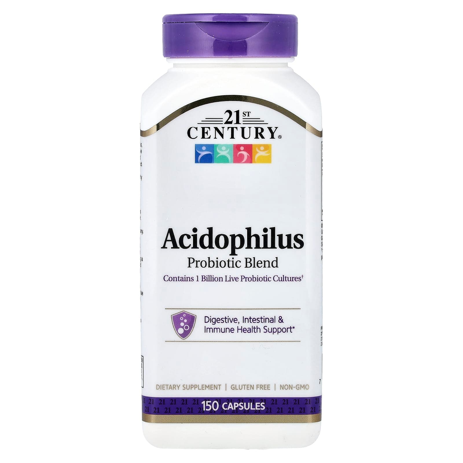 21st Century Acidophilus Probiotic Blend – 150 gélules de 21st Century