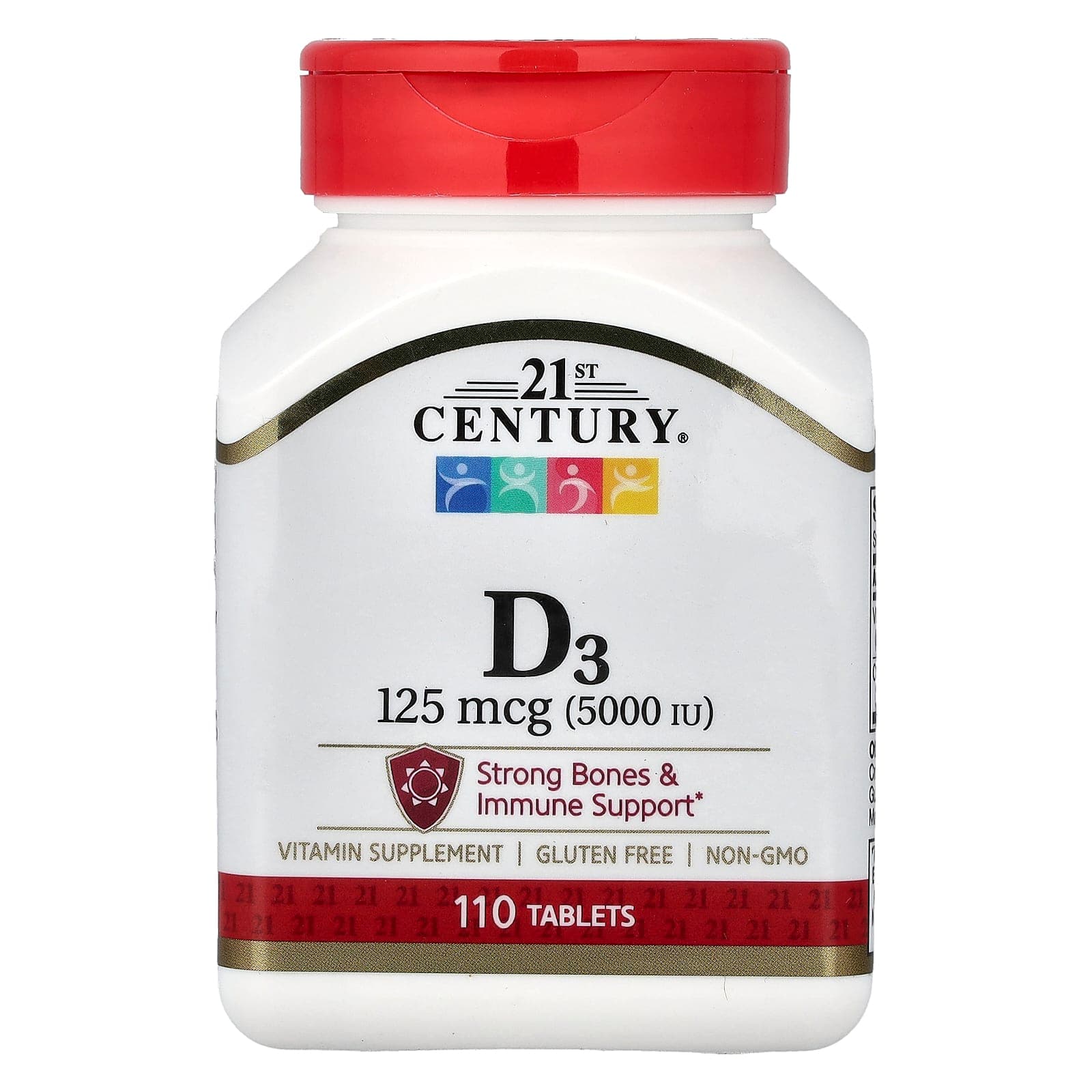 21st Century Vitamin D3 – 110 comprimés de 21st Century
