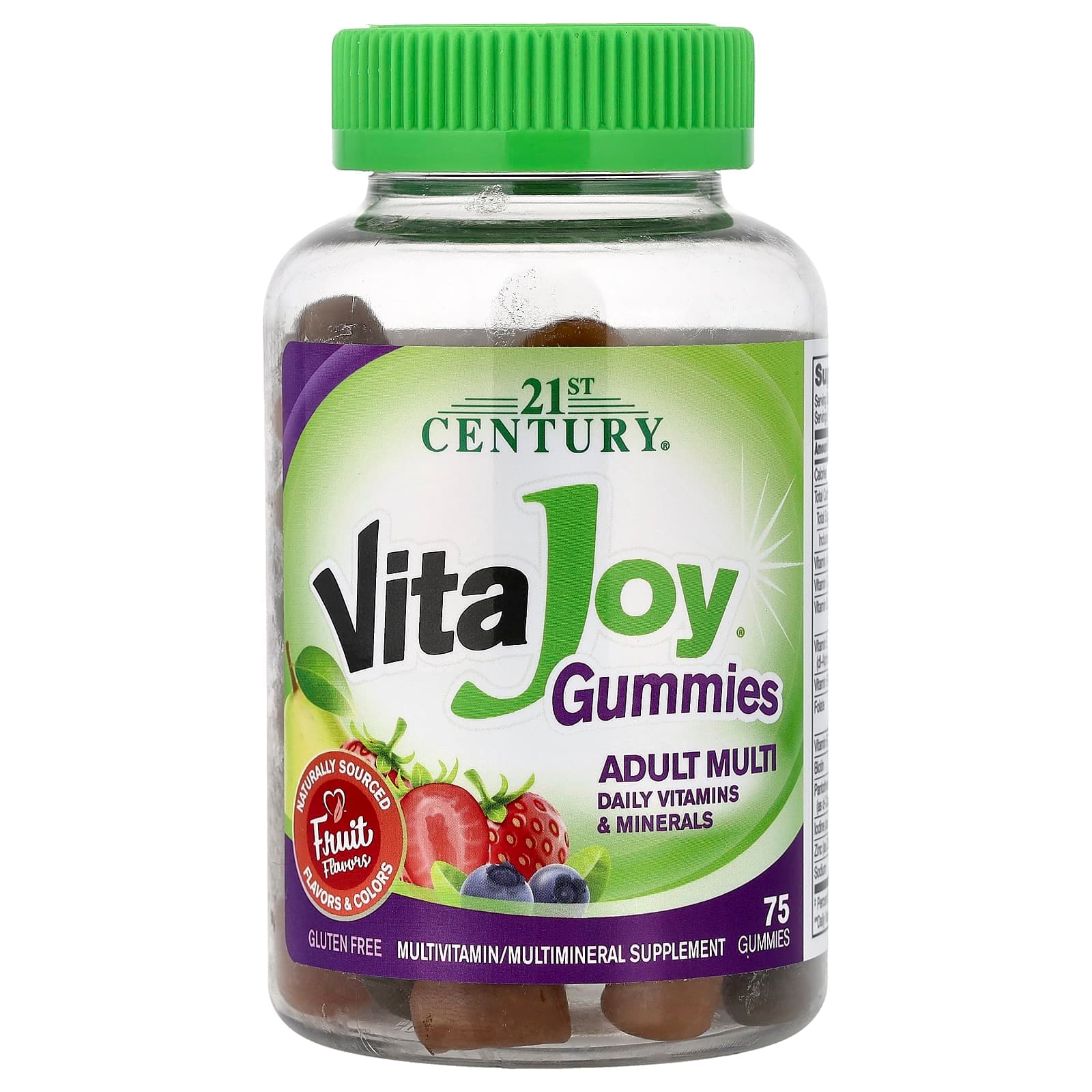 21st Century VitaJoy Adult Multi Gummies – Fruit – 75 gommes de 21st Century
