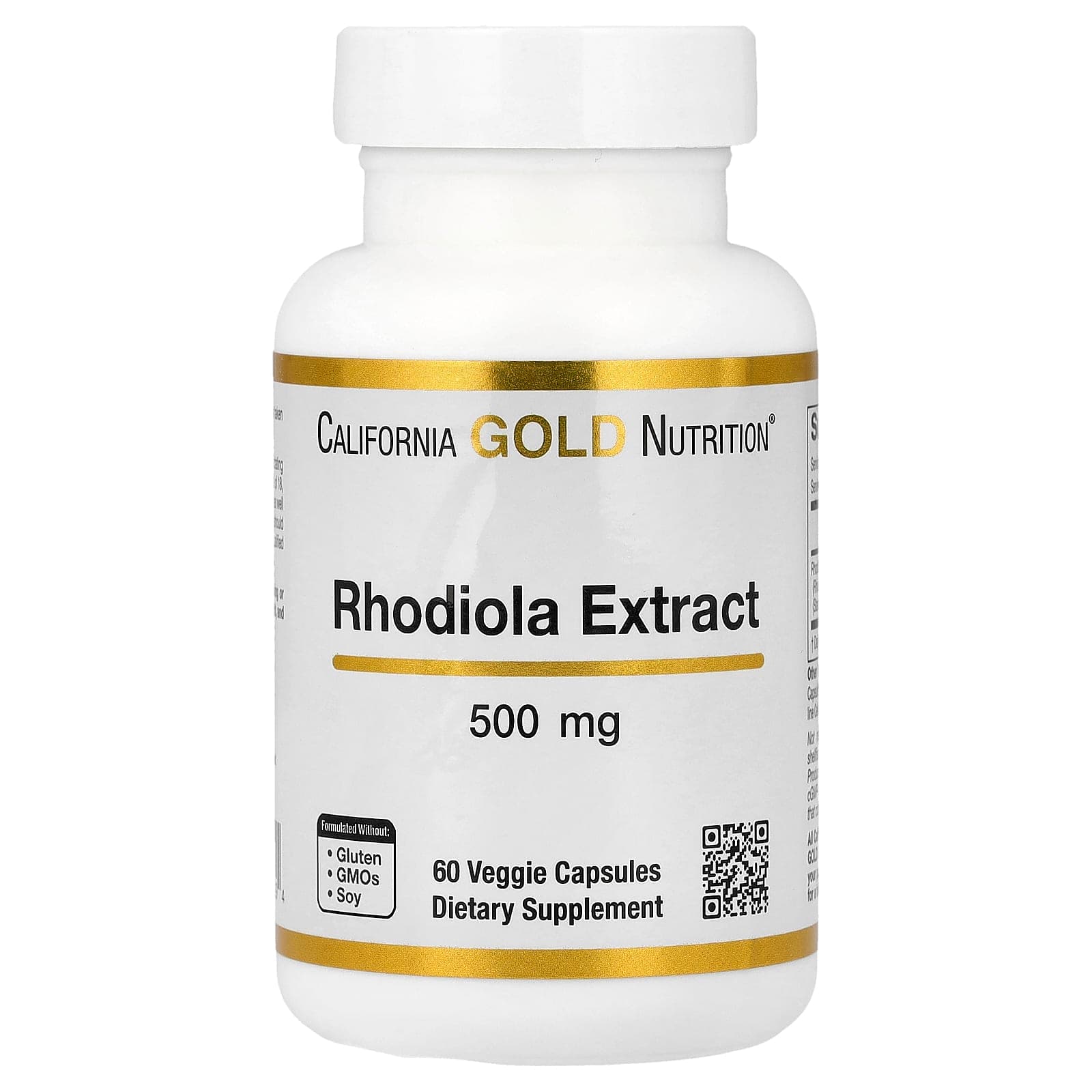 California Gold Nutrition Rhodiola Extract – 60 gélules végétales de California Gold Nutrition