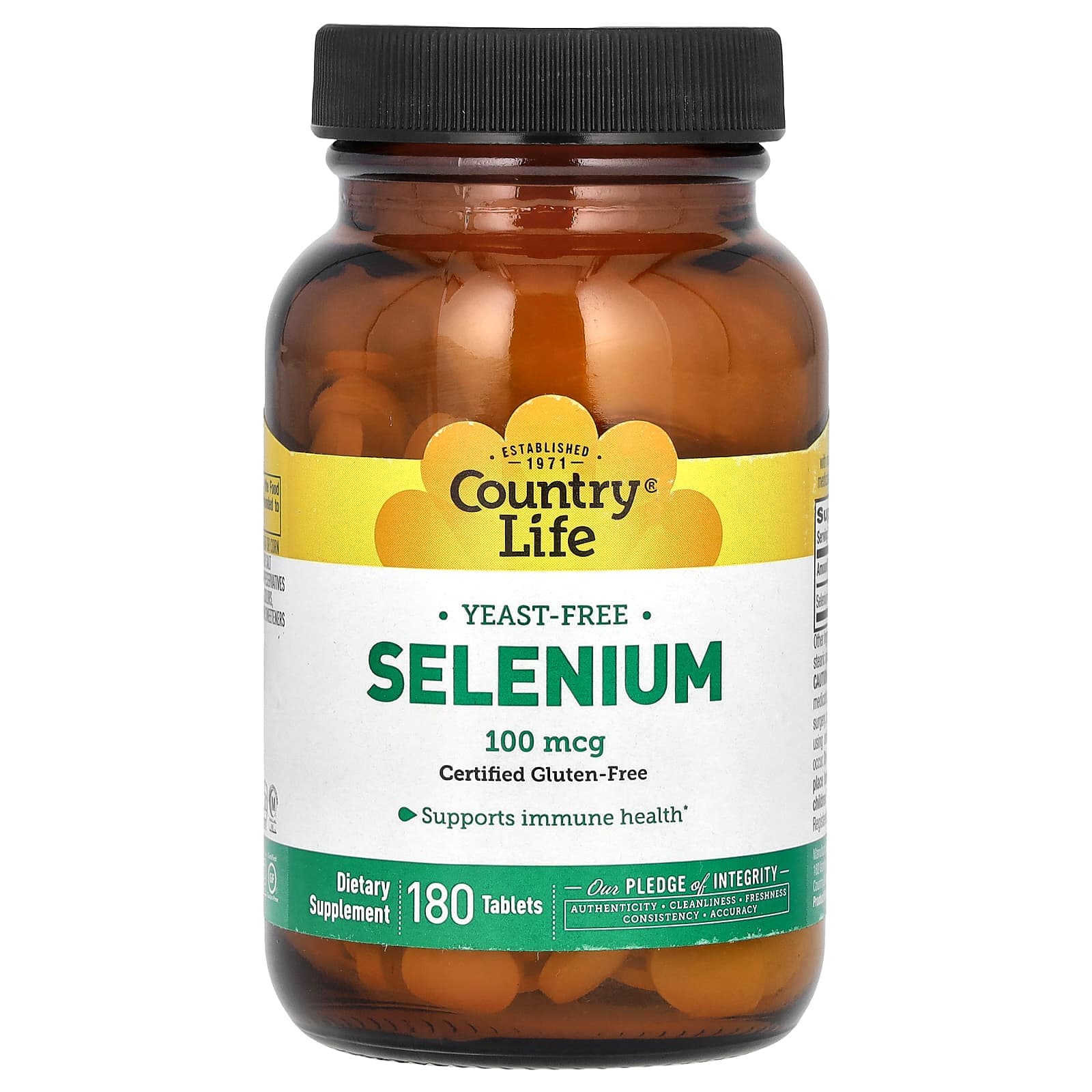 Country Life Selenium – 180 comprimés de Country Life