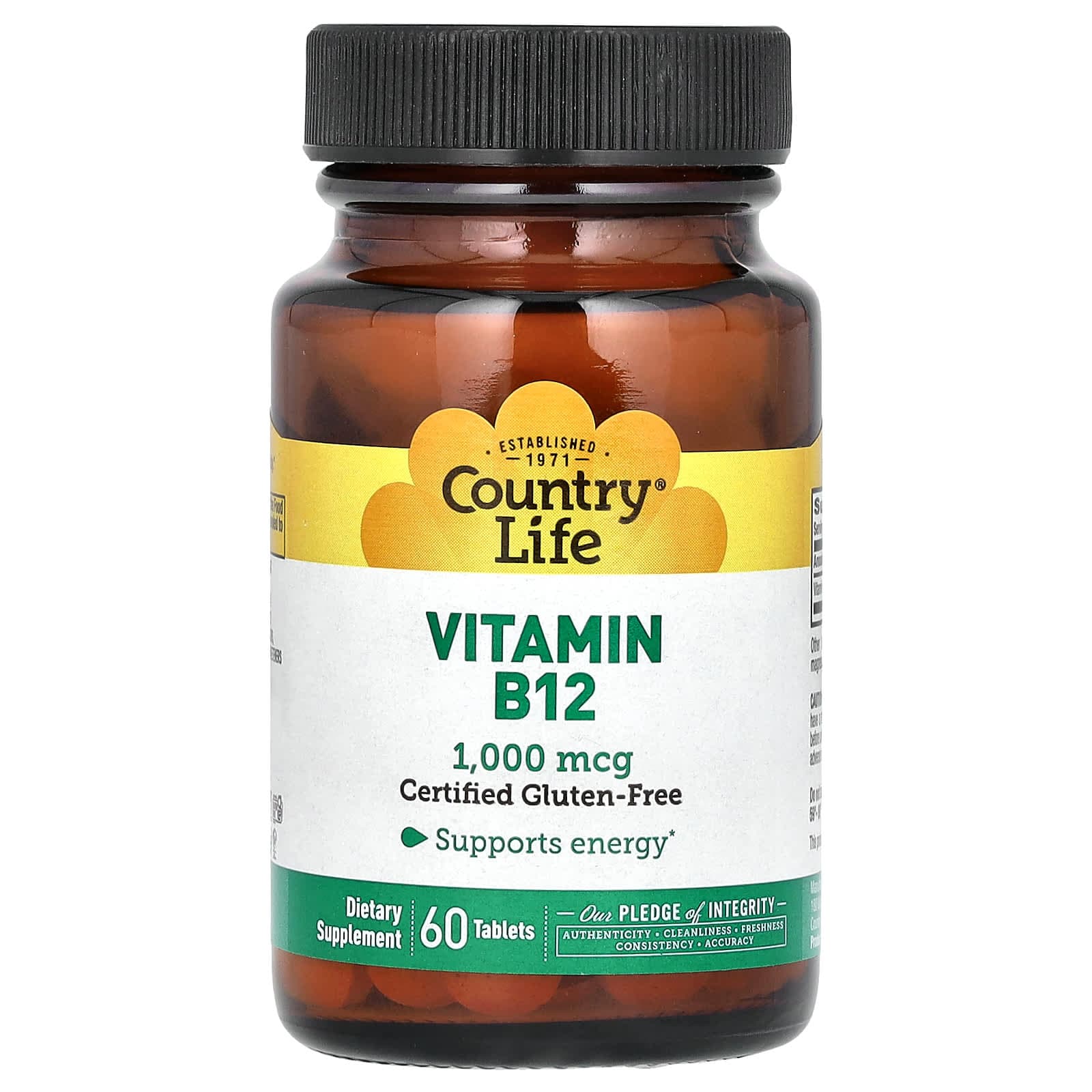 Country Life Vitamin B12 – 60 comprimés de Country Life