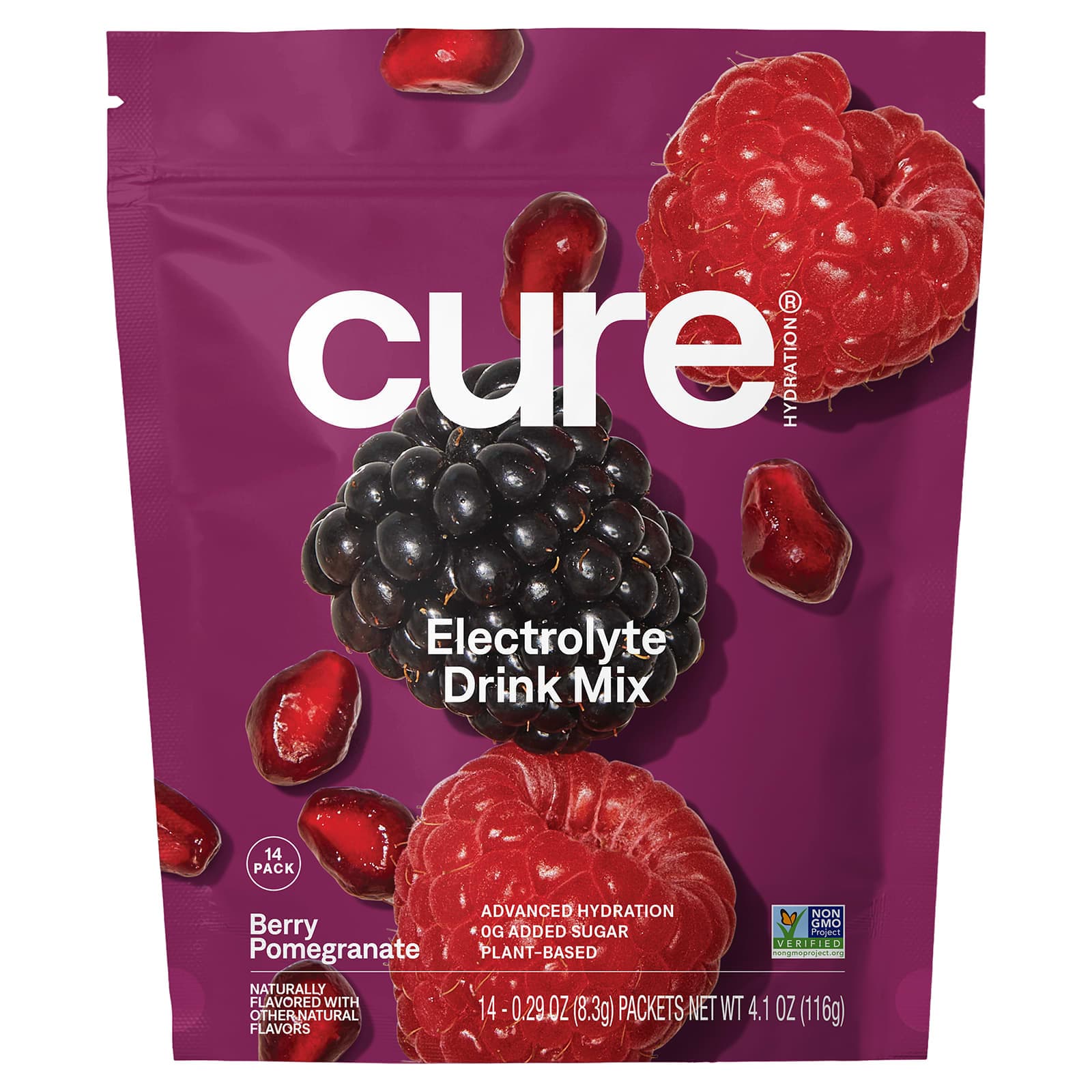 Cure Hydration Hydrating Electrolyte Mix – Berry Pomegranate – 8,3 g de Cure Hydration