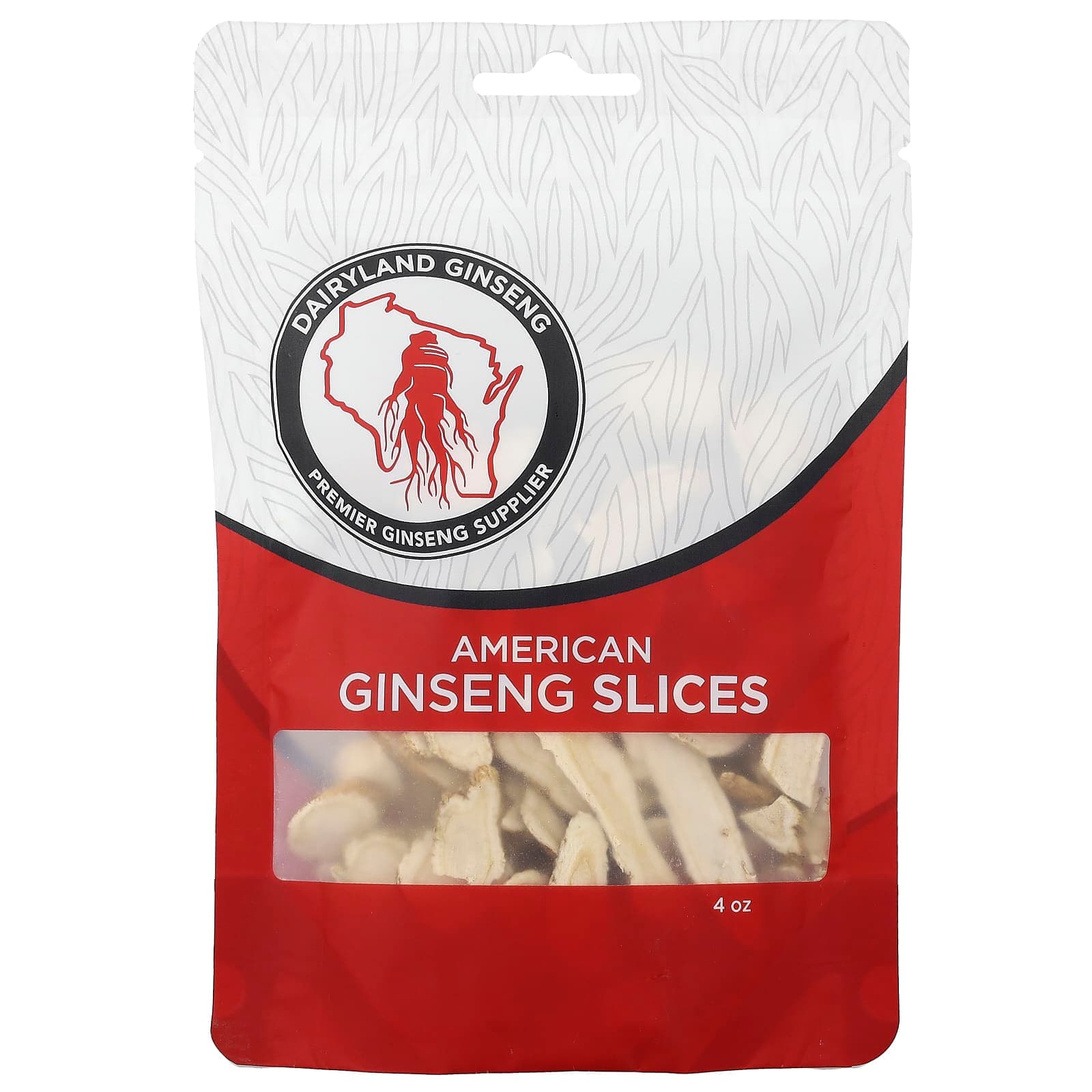 Dairyland Ginseng American Ginseng Slices – 4 oz de Dairyland Ginseng