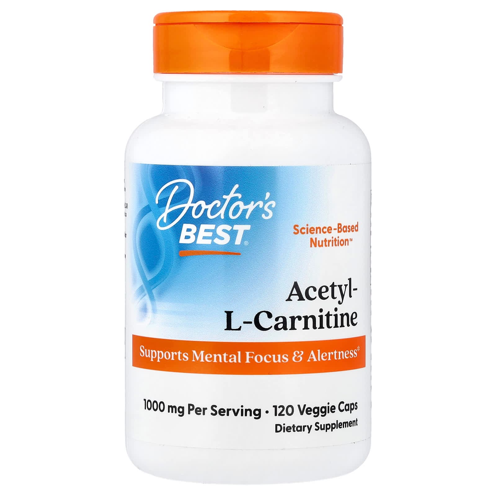 Doctor's Best Acetyl-L-Carnitine – 120 gélules végétales de Doctor's Best