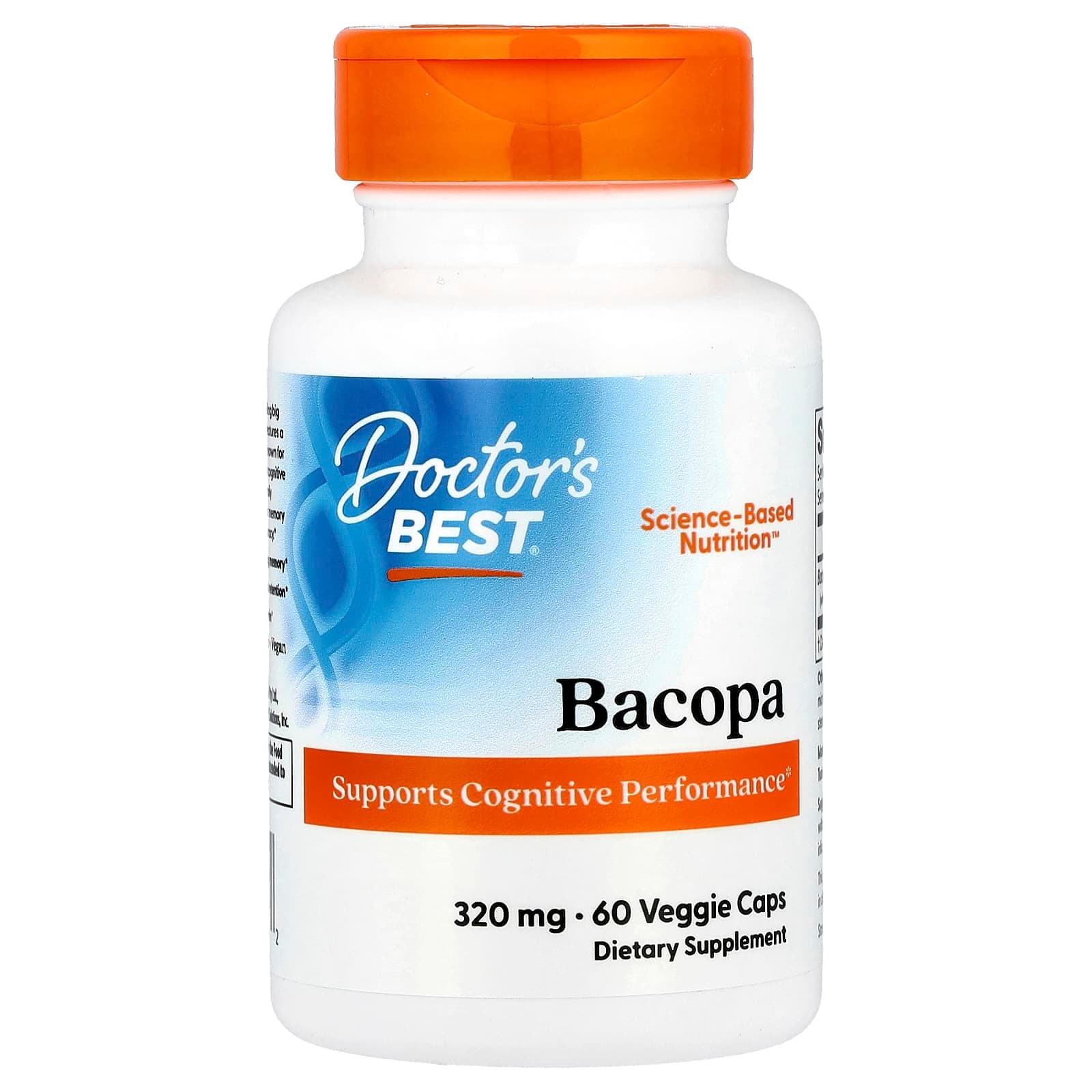 Doctor's Best Bacopa – 60 gélules végétales de Doctor's Best