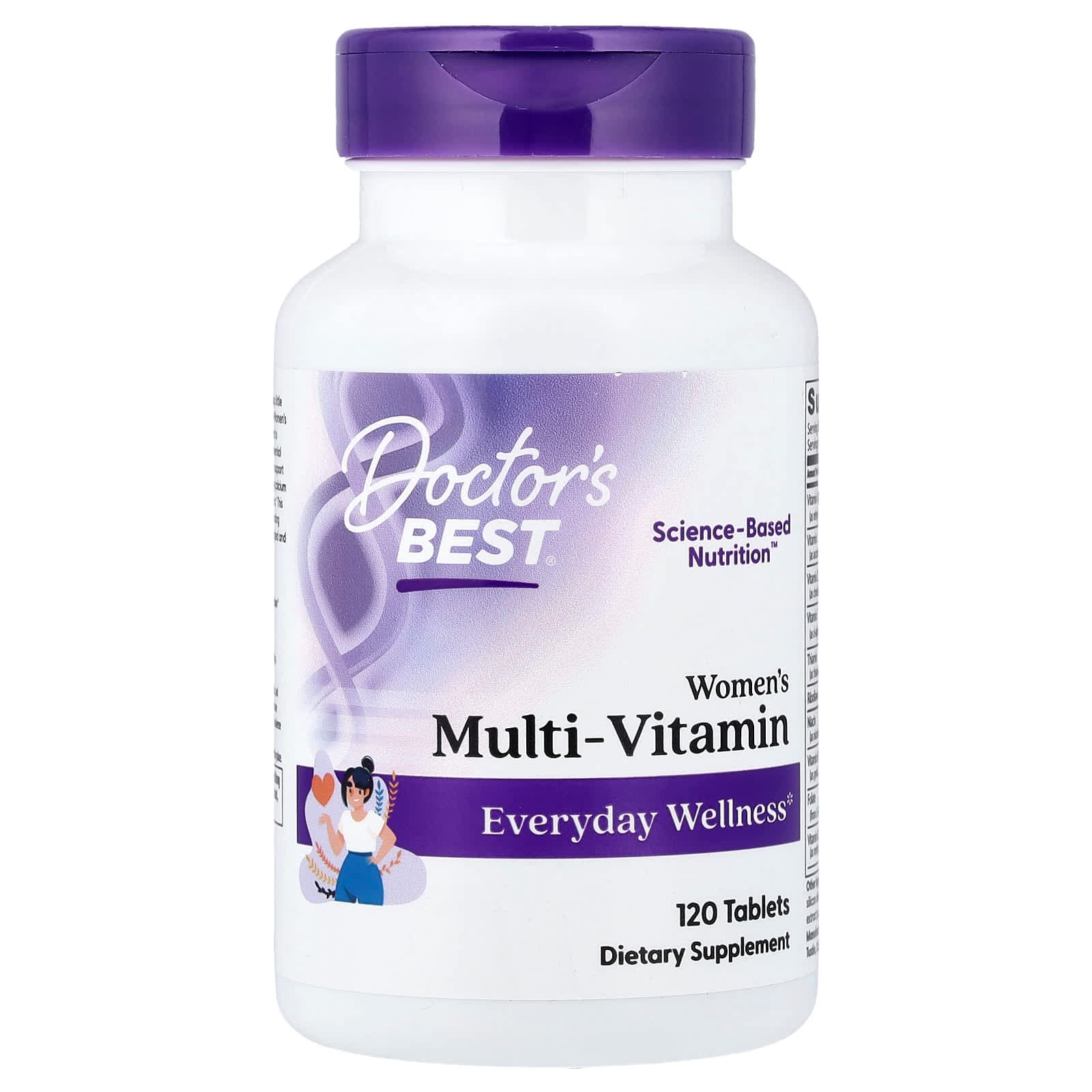 Doctor's Best Women's Multi-Vitamin – 120 comprimés de Doctor's Best