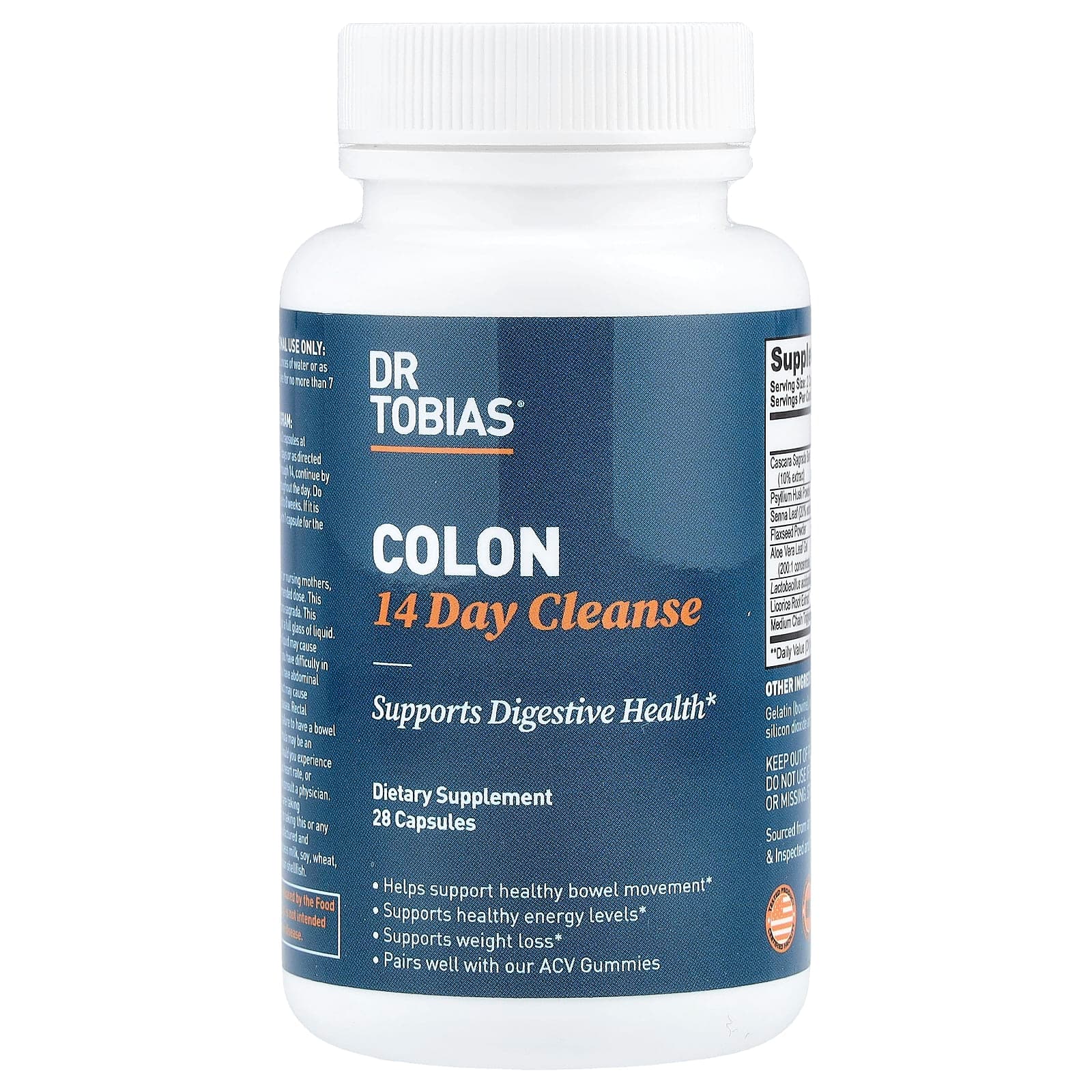 Dr. Tobias Colon 14 Day Cleanse – 28 gélules de Dr. Tobias