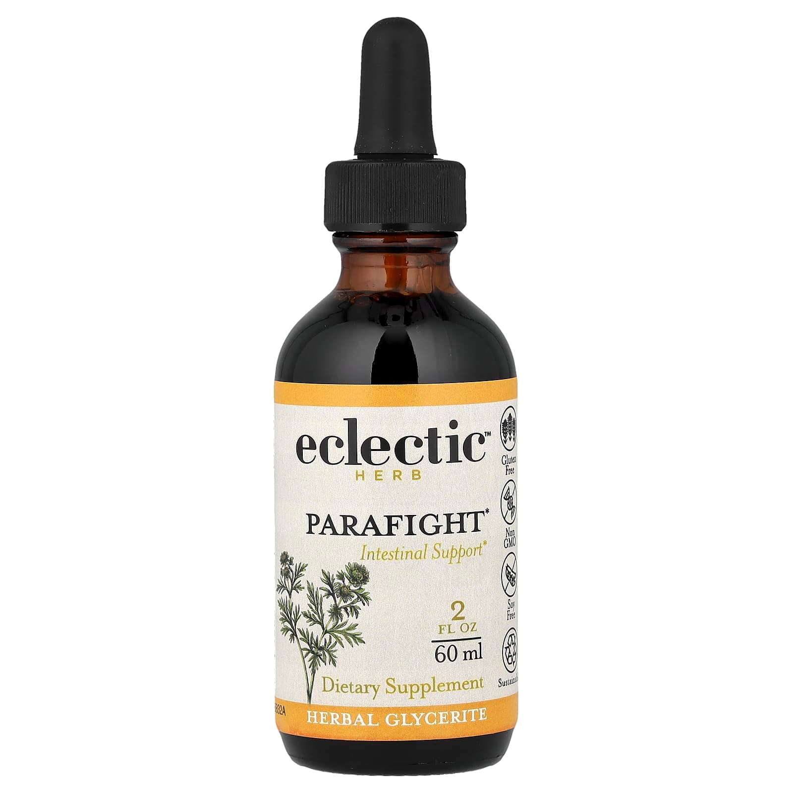 Eclectic Herb ParaFight, Intestinal Support – 60 ml de Eclectic Herb