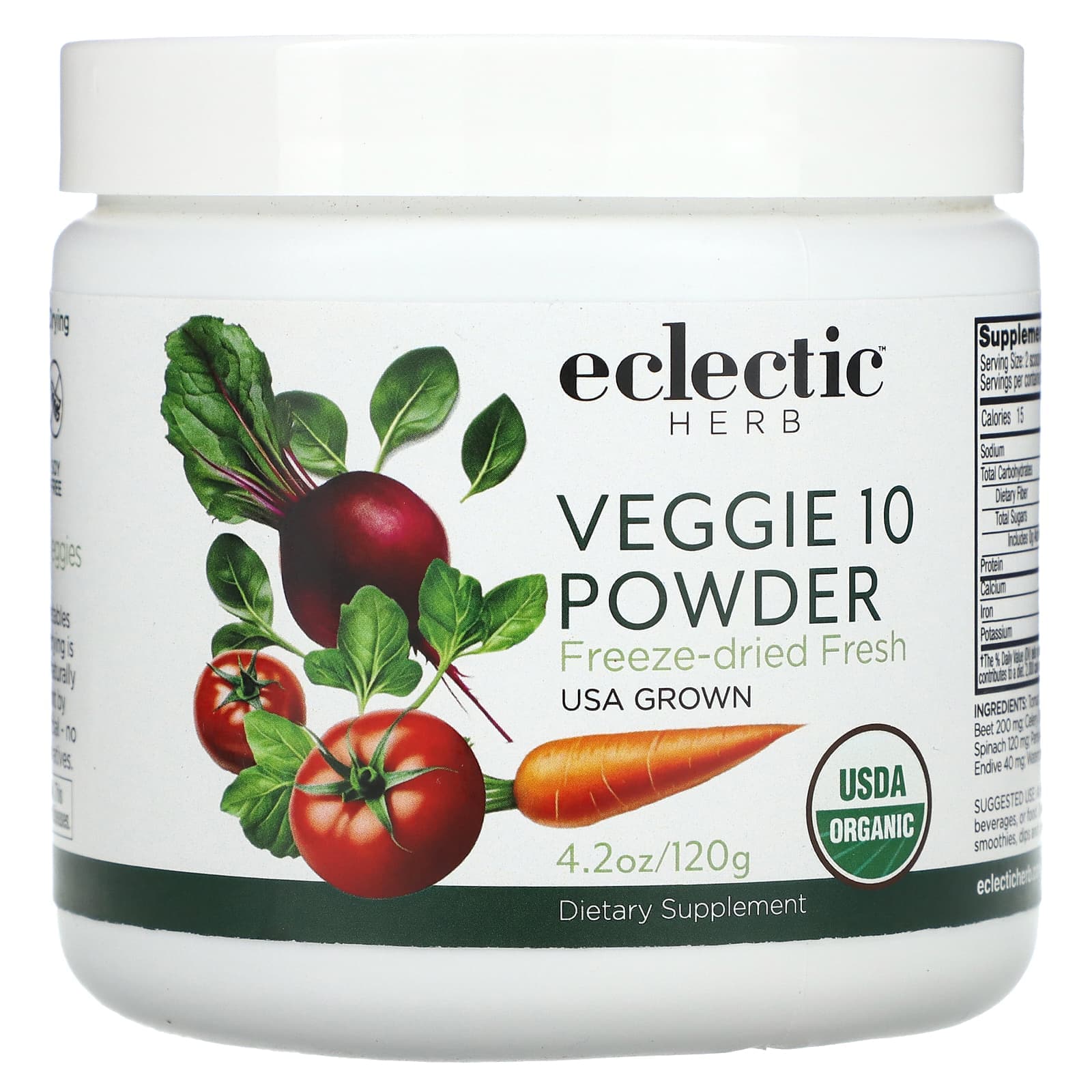 Eclectic Herb Veggie 10 Powder – 120 g de Eclectic Herb