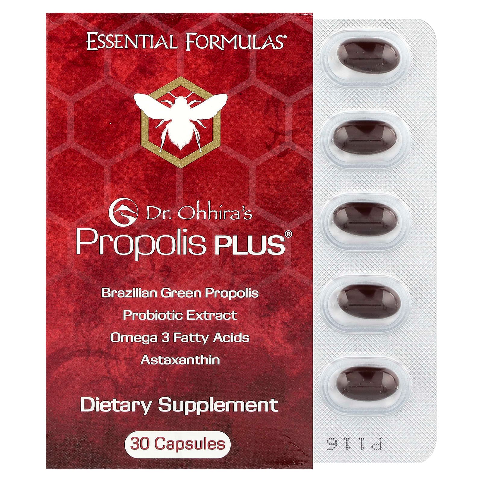 Dr. Ohhira's Propolis Plus – 30 gélules de Dr. Ohhira's