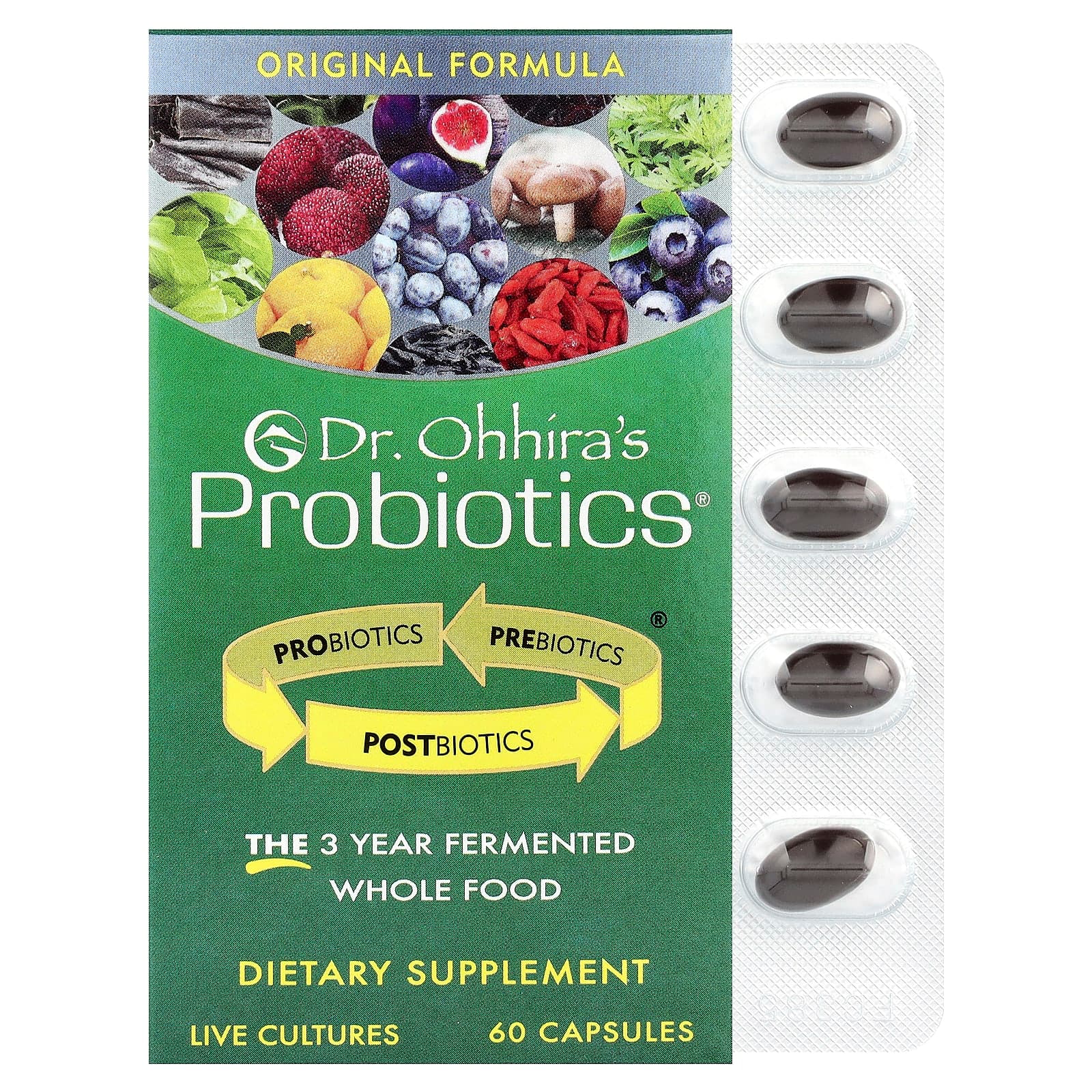 Dr. Ohhira's Probiotics, Original Formula – 60 gélules de Dr. Ohhira's