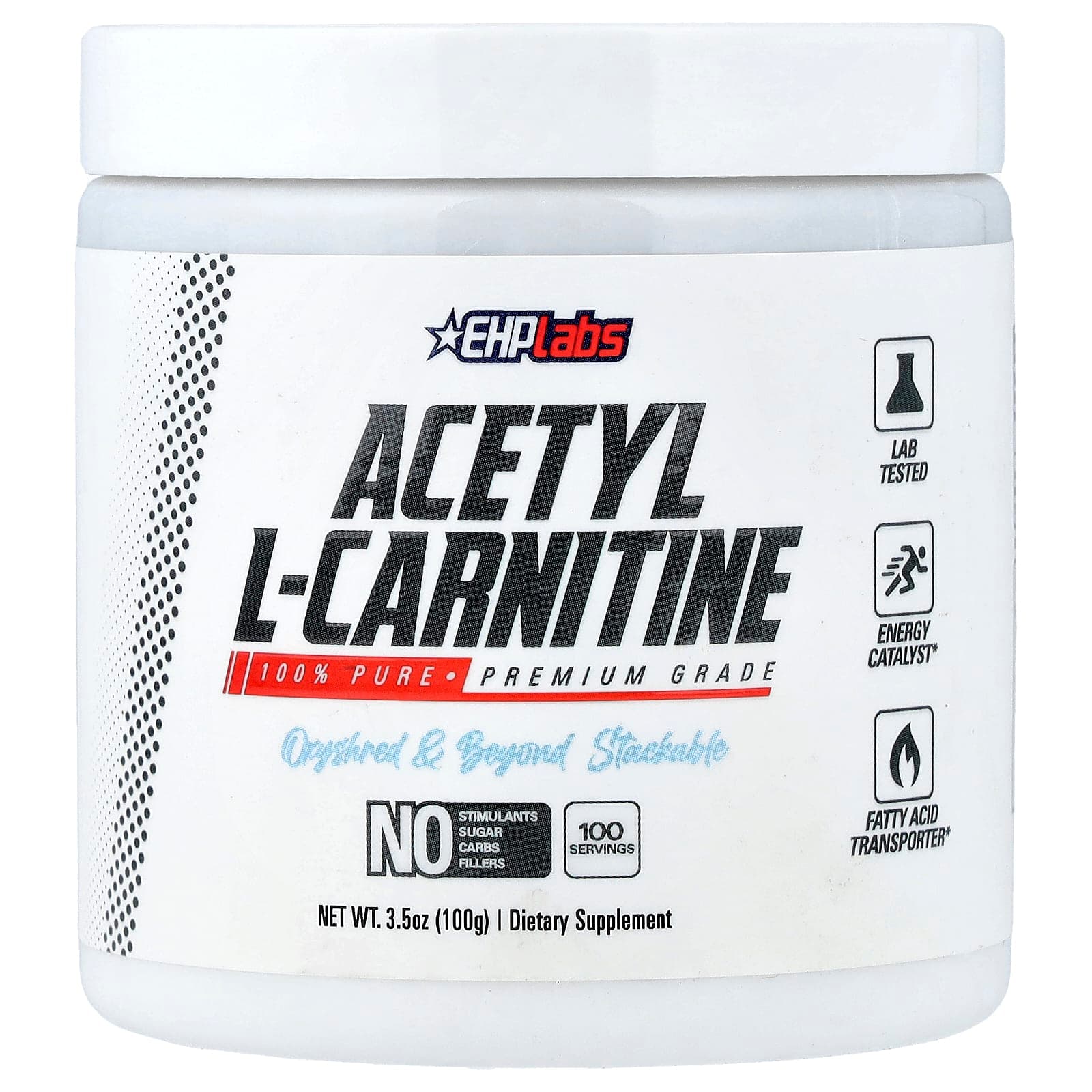EHPlabs Acetyl L-Carnitine – 100 g de EHPlabs