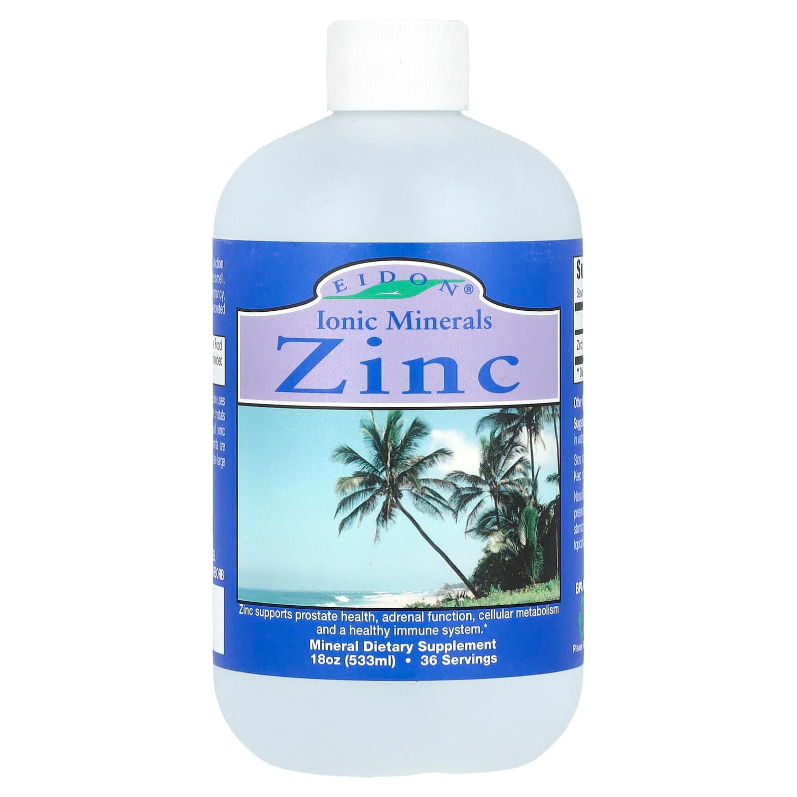 Eidon Ionic Minerals Zinc – 533 ml de Eidon Ionic Minerals