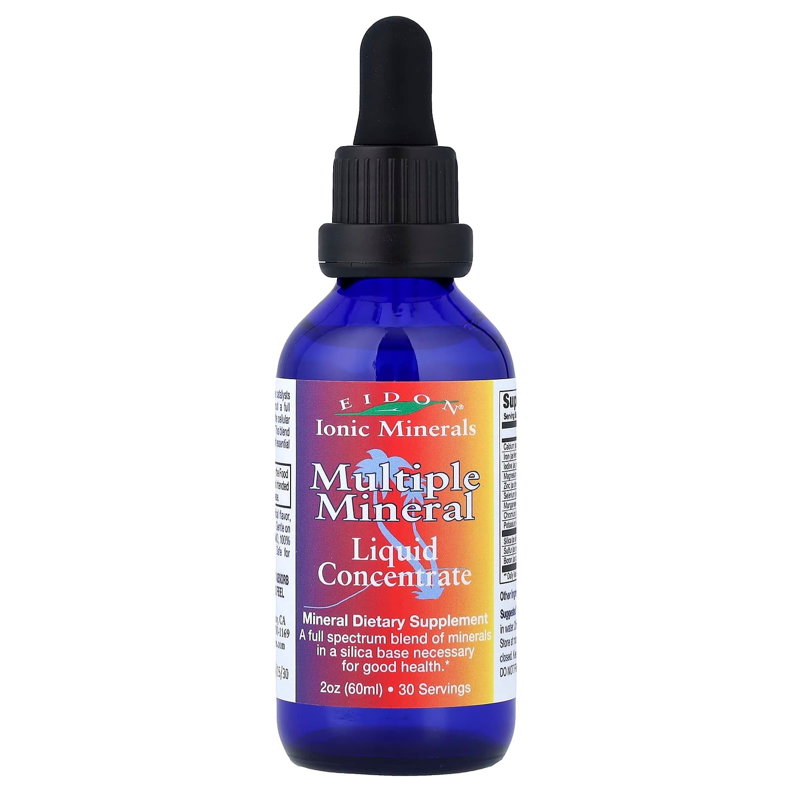 Eidon Ionic Minerals Multiple Mineral, Liquid Concentrate – 60 ml de Eidon Ionic Minerals
