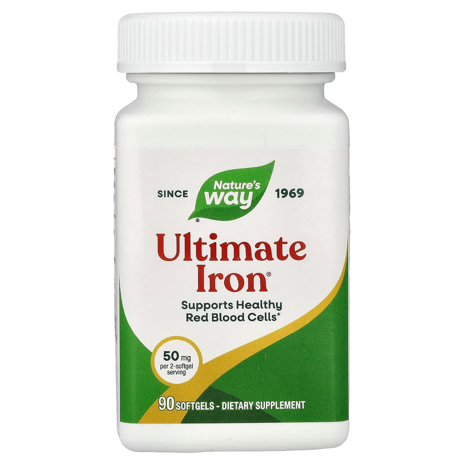 Nature's Way Ultimate Iron – 90 capsules molles de Nature's Way