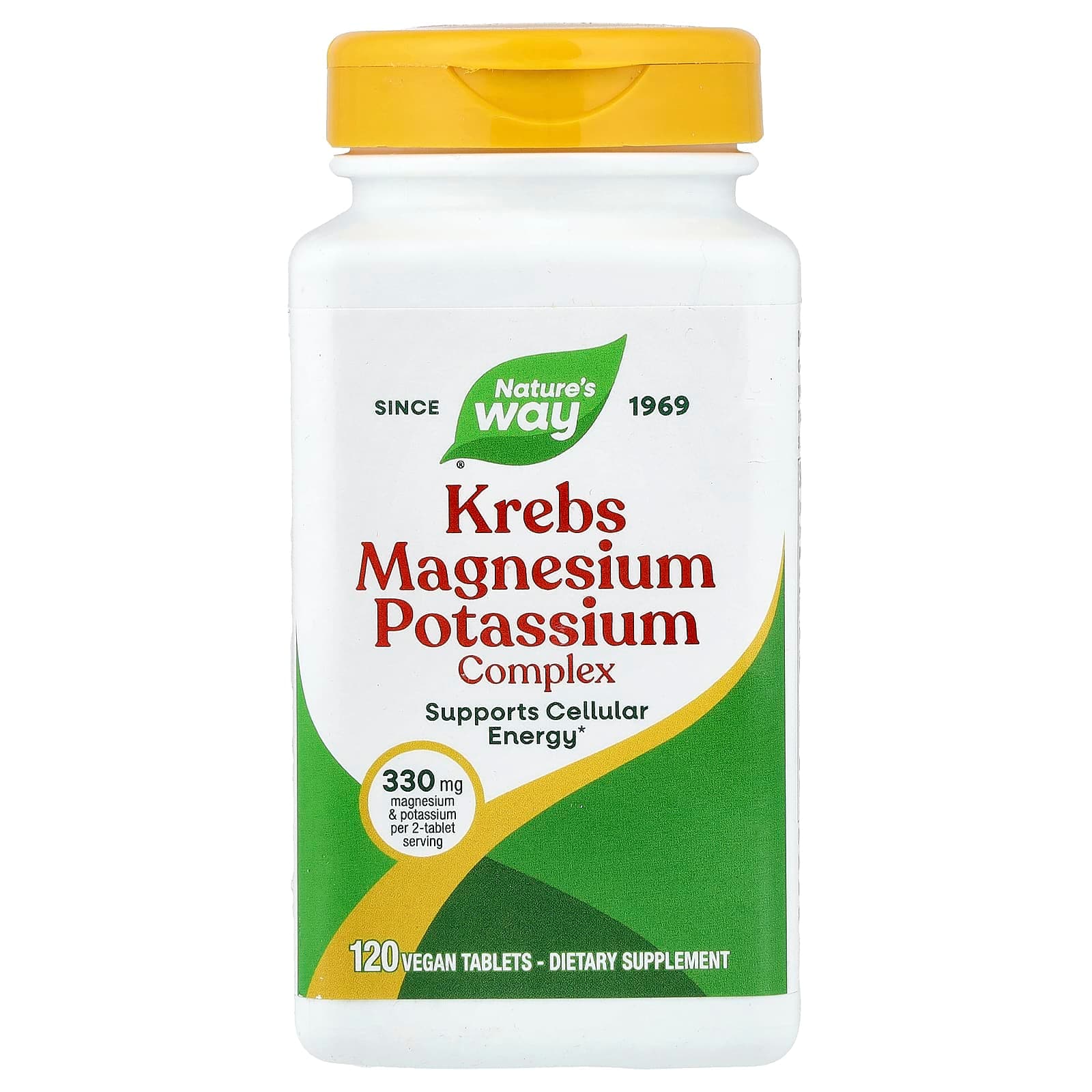 Nature's Way Krebs Magnesium Potassium Complex, 120 Vegan Tablets de Nature's Way