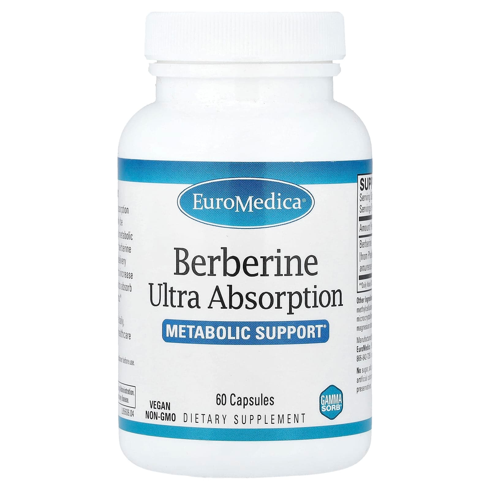 EuroMedica Berberine Ultra Absorption – 60 gélules de EuroMedica